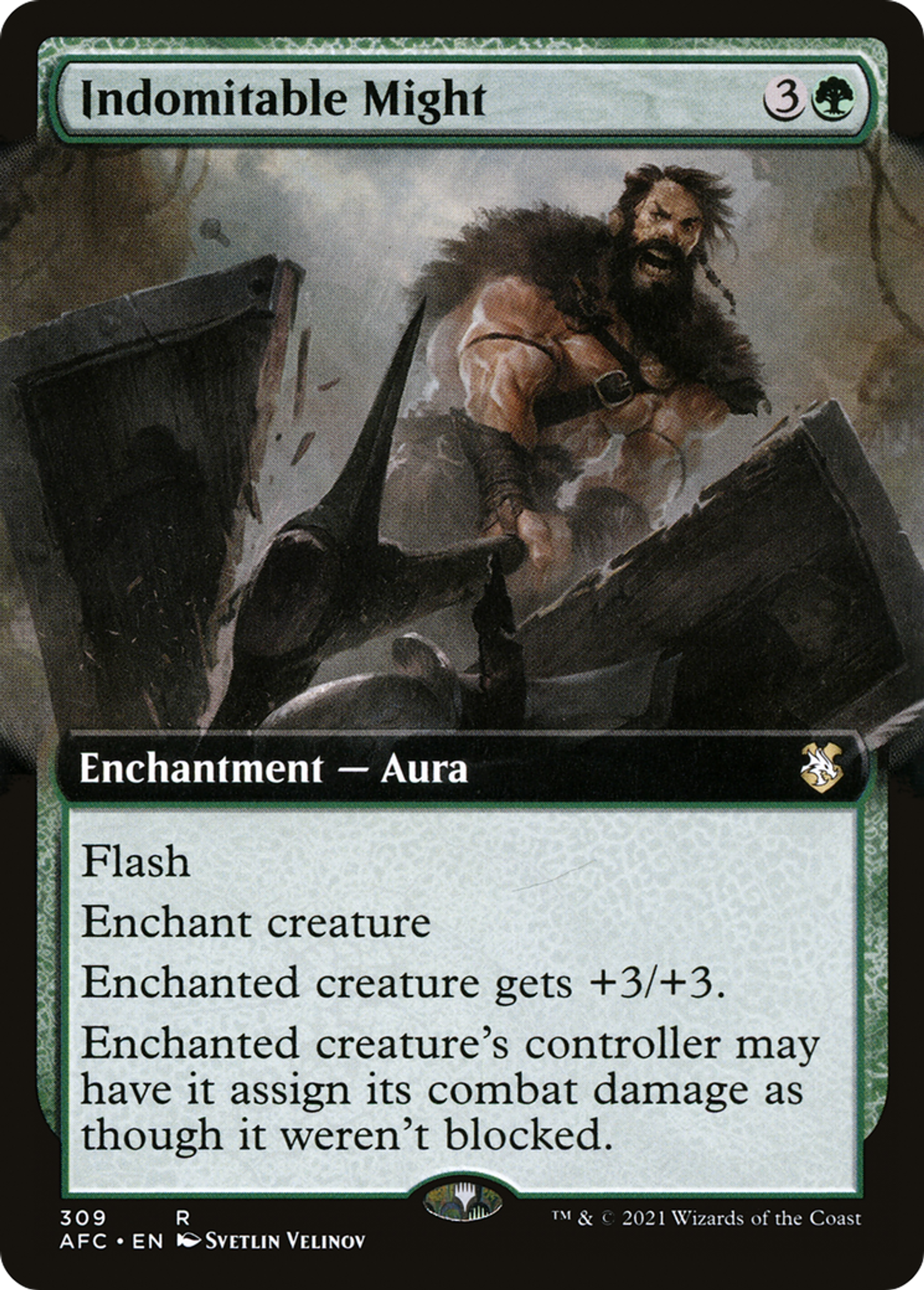Indomitable Might — Forgotten Realms Commander — Magic: The Gathering