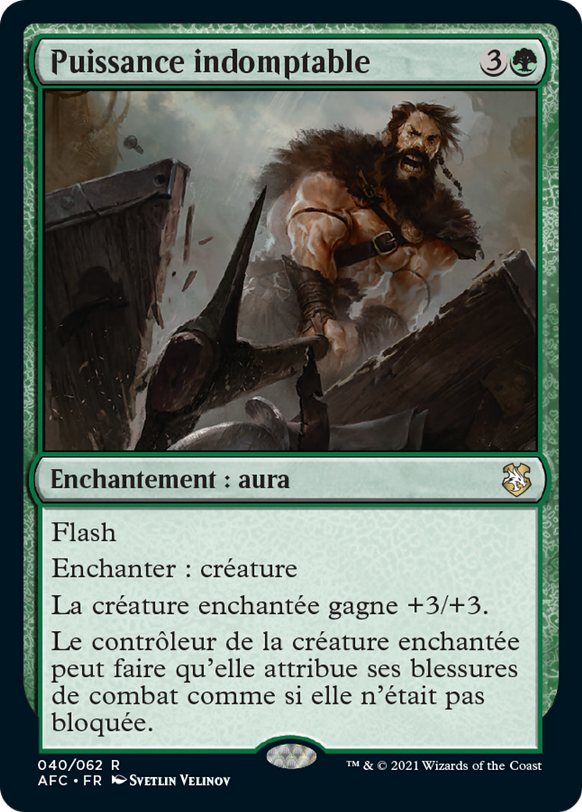 Puissance indomptable — Forgotten Realms Commander — Magic: The Gathering