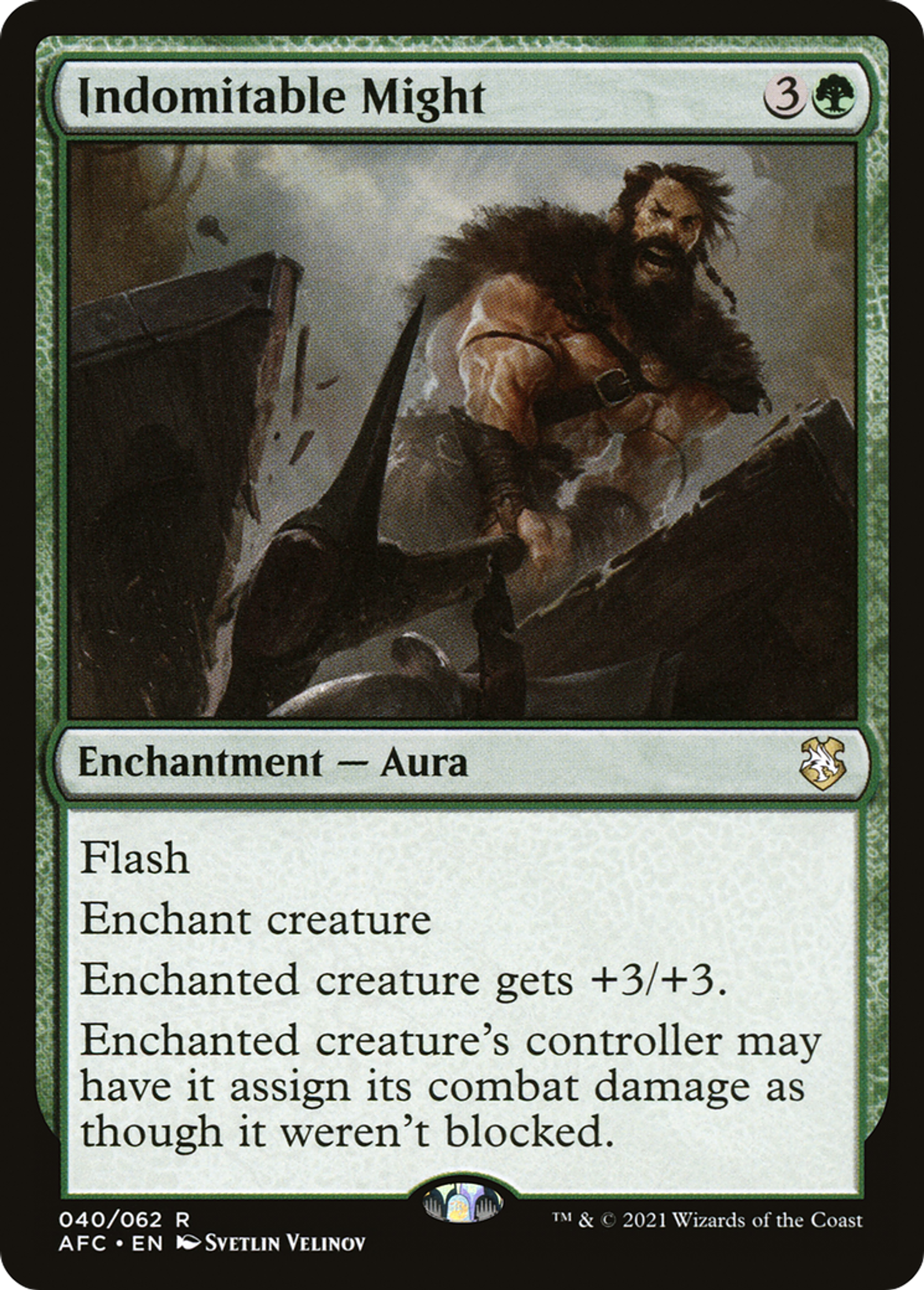 Indomitable Might — Forgotten Realms Commander — Magic: The Gathering