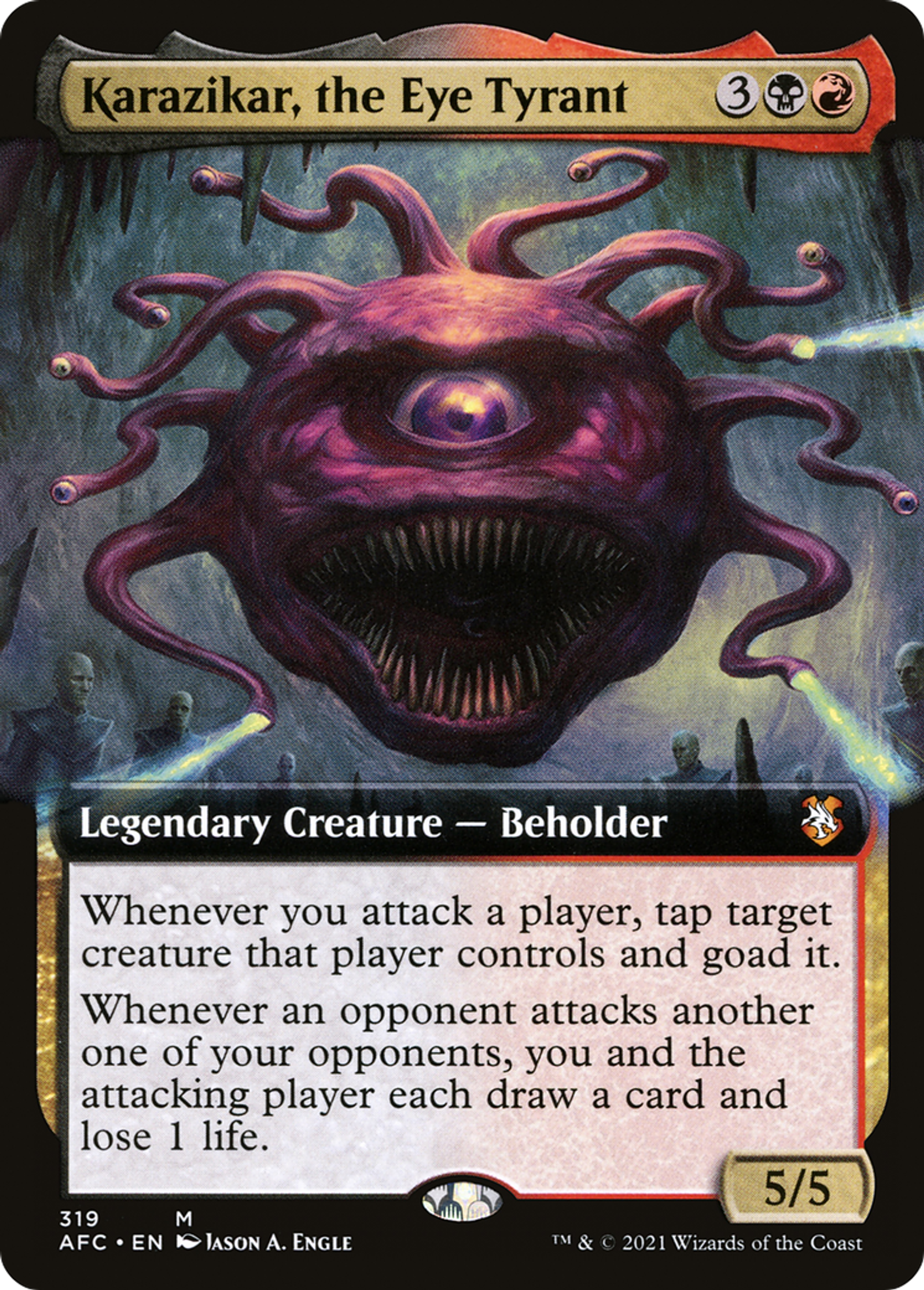 Karazikar, the Eye Tyrant — Forgotten Realms Commander — Magic: The Gathering
