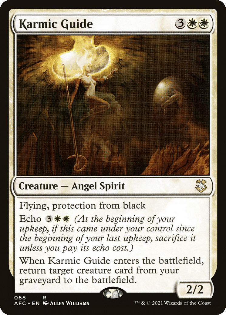 Karmic Guide — Forgotten Realms Commander — Magic: The Gathering