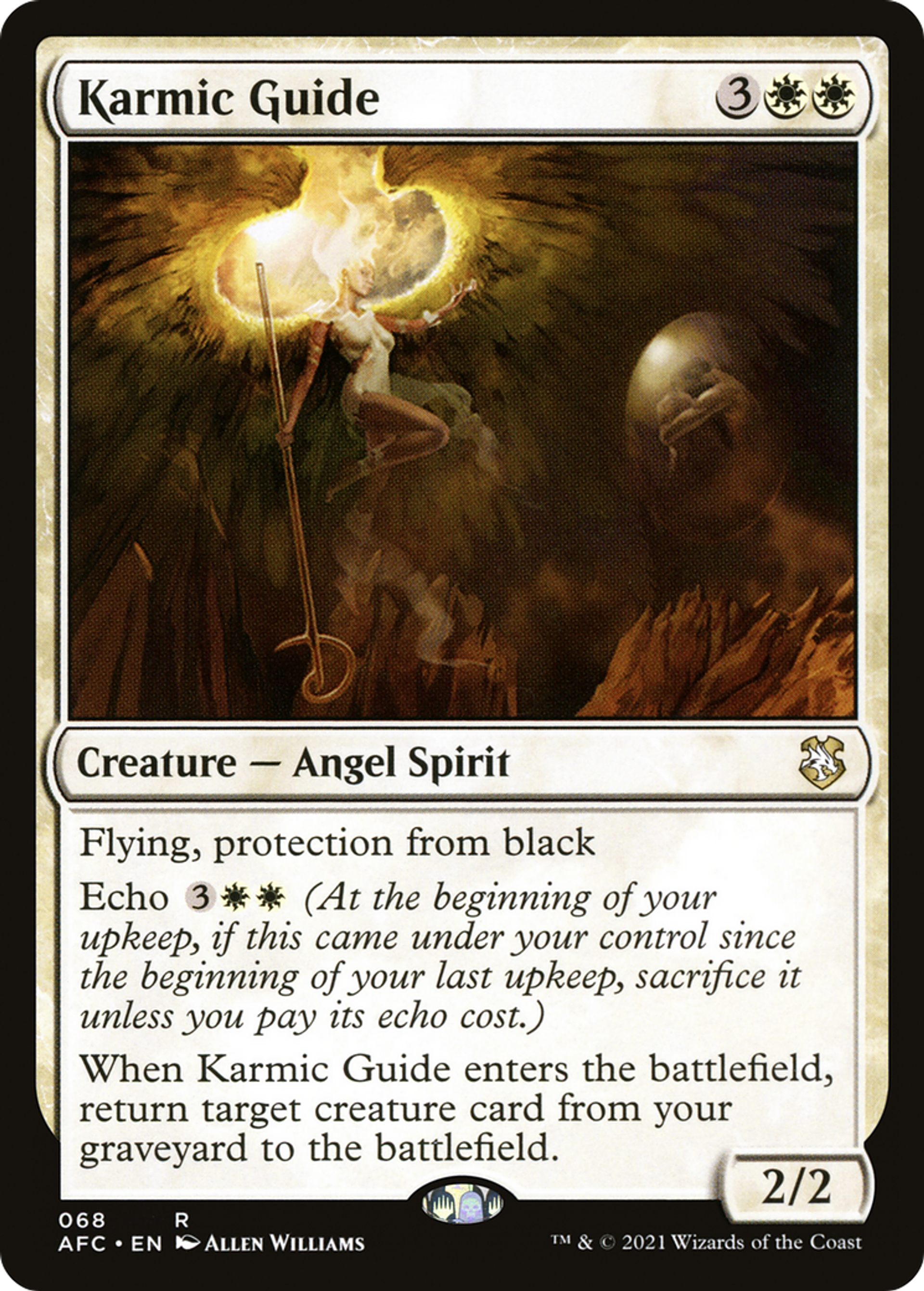 Karmic Guide — Forgotten Realms Commander — Magic: The Gathering