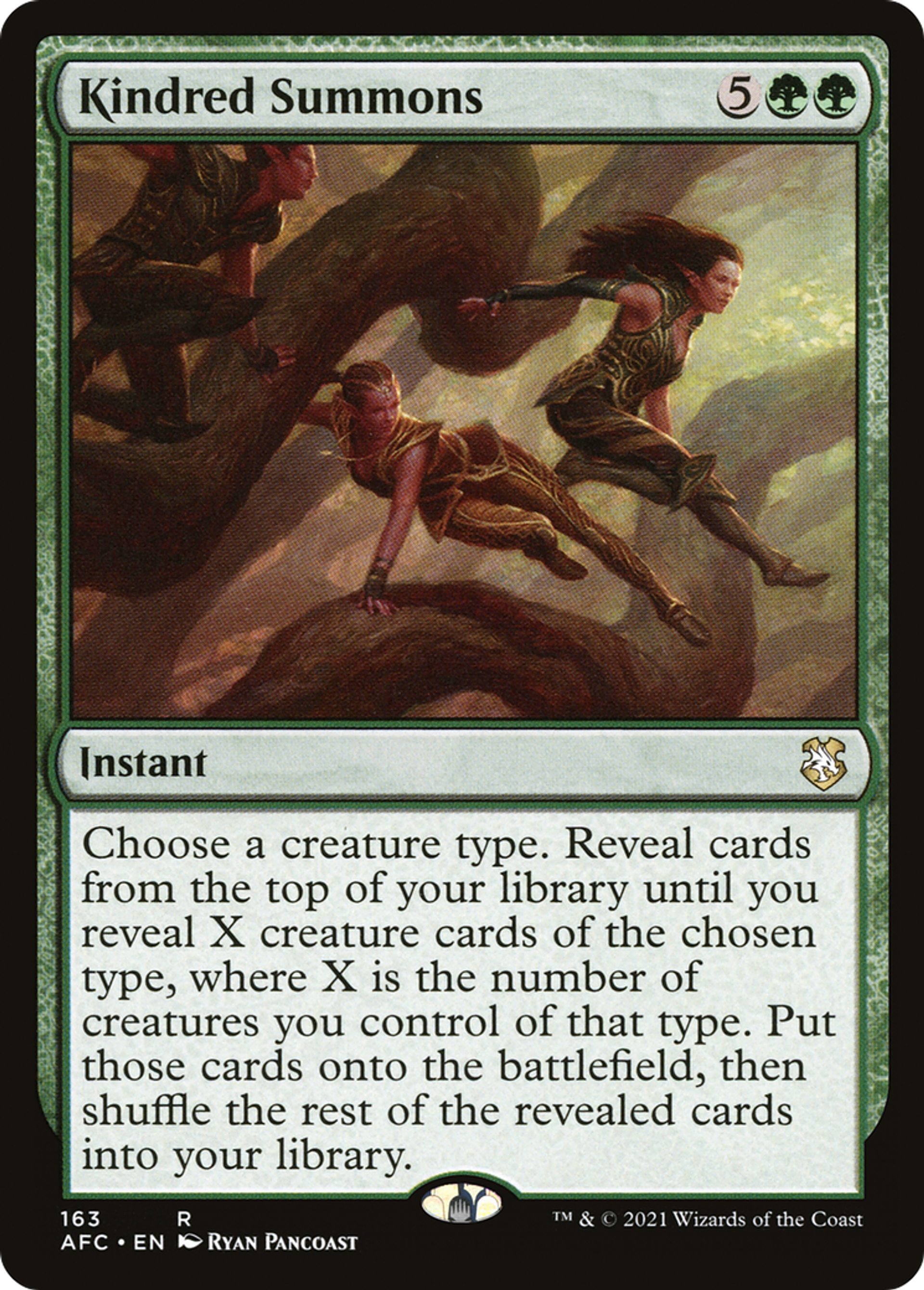 Kindred Summons — Forgotten Realms Commander — Magic: The Gathering