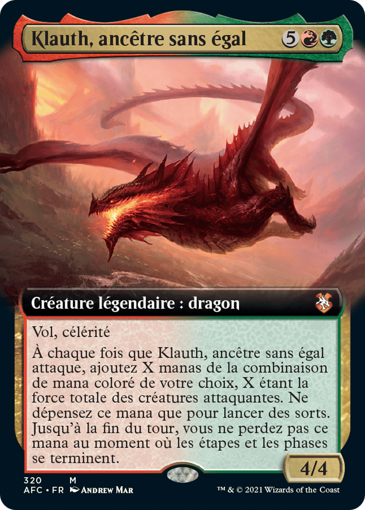 Klauth, ancêtre sans égal — Forgotten Realms Commander — Magic: The Gathering