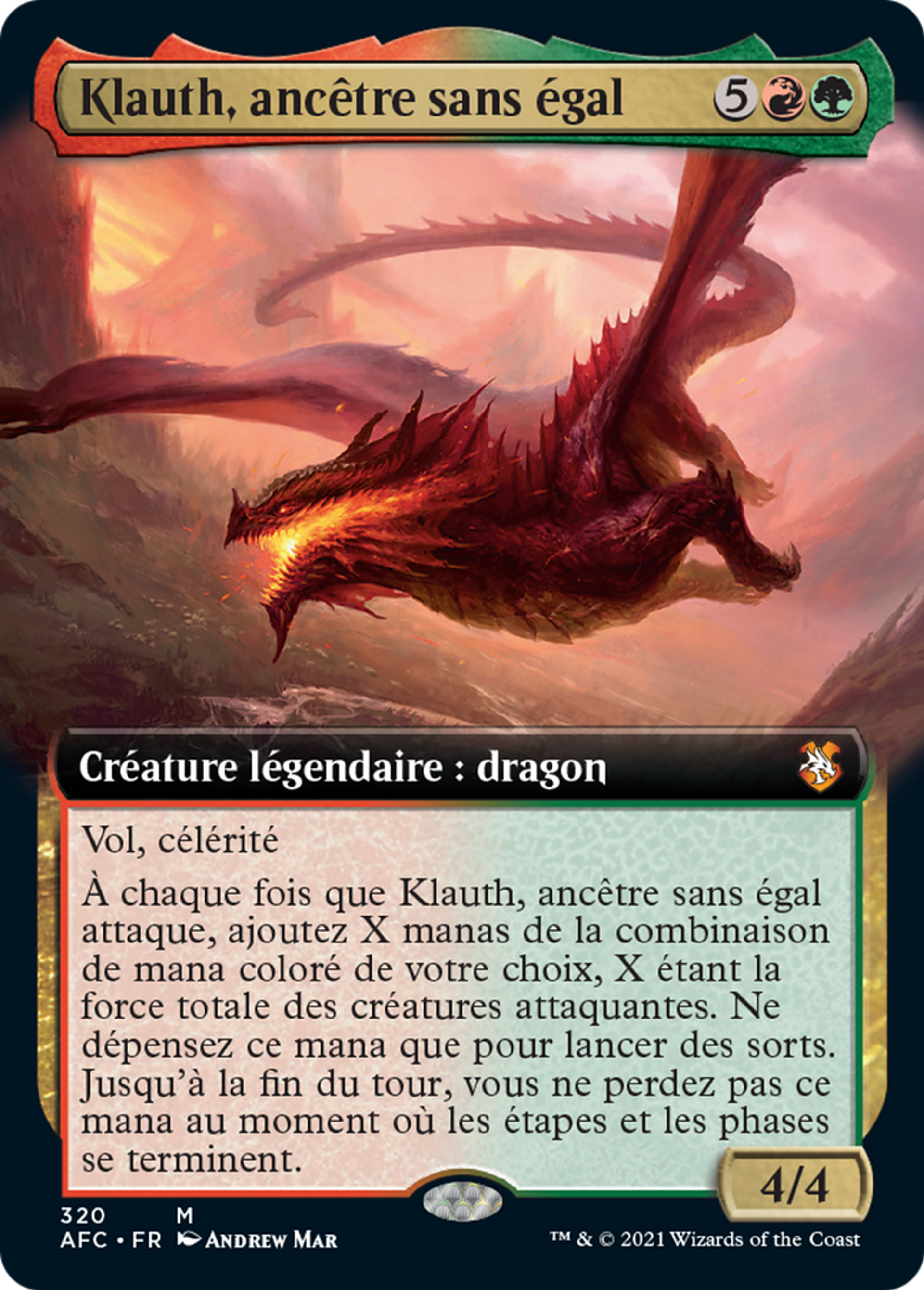 Klauth, ancêtre sans égal — Forgotten Realms Commander — Magic: The Gathering