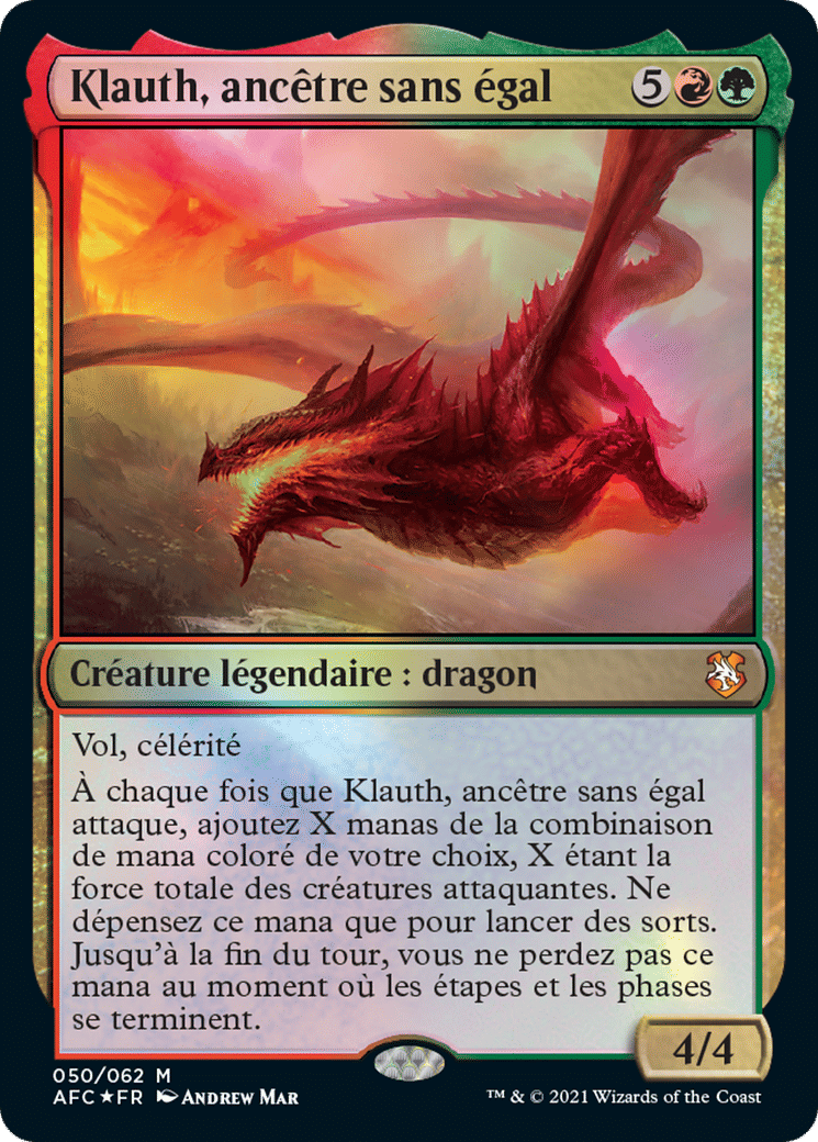 Klauth, ancêtre sans égal — Forgotten Realms Commander — Magic: The Gathering