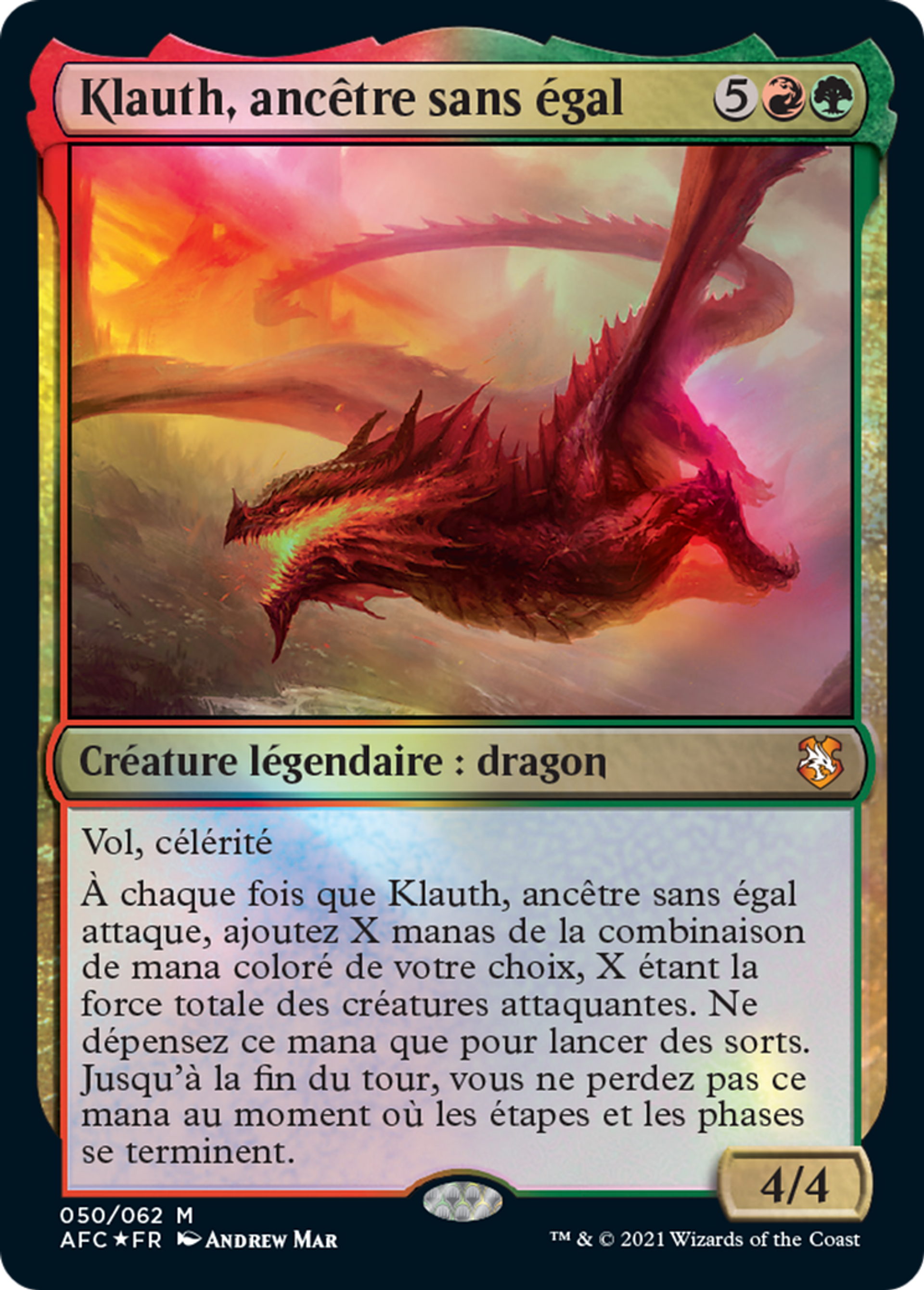 Klauth, ancêtre sans égal — Forgotten Realms Commander — Magic: The Gathering