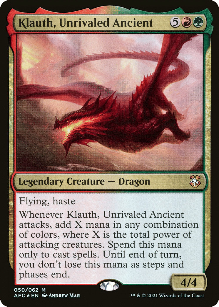 Klauth, Unrivaled Ancient — Forgotten Realms Commander — Magic: The Gathering