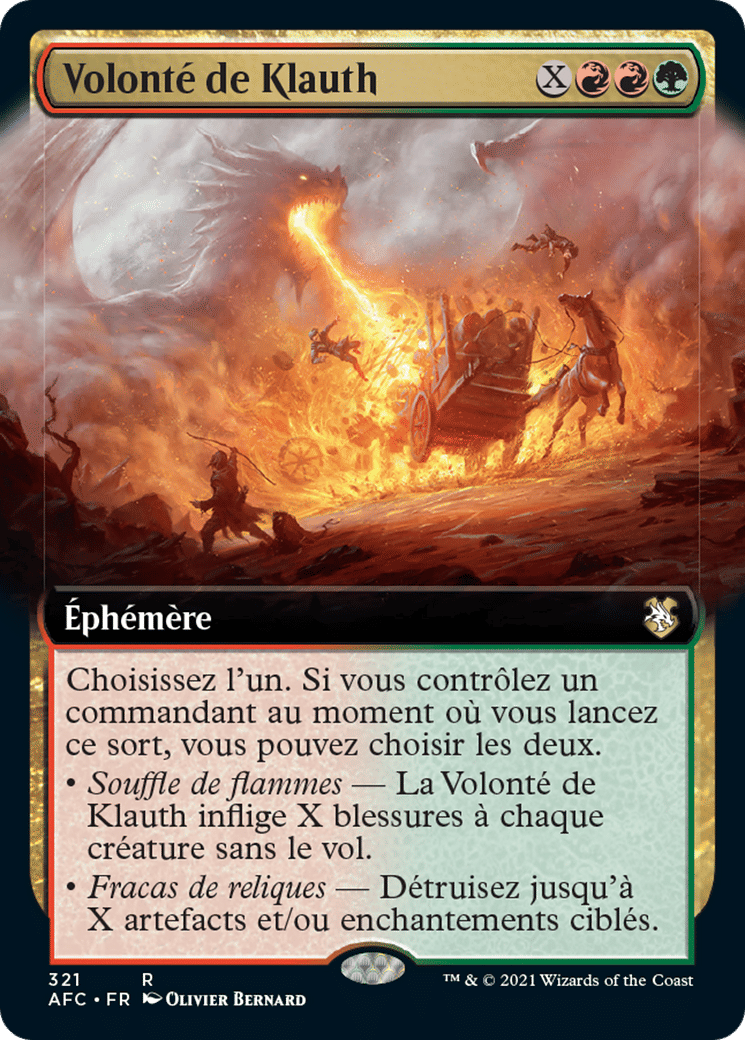 Volonté de Klauth — Forgotten Realms Commander — Magic: The Gathering