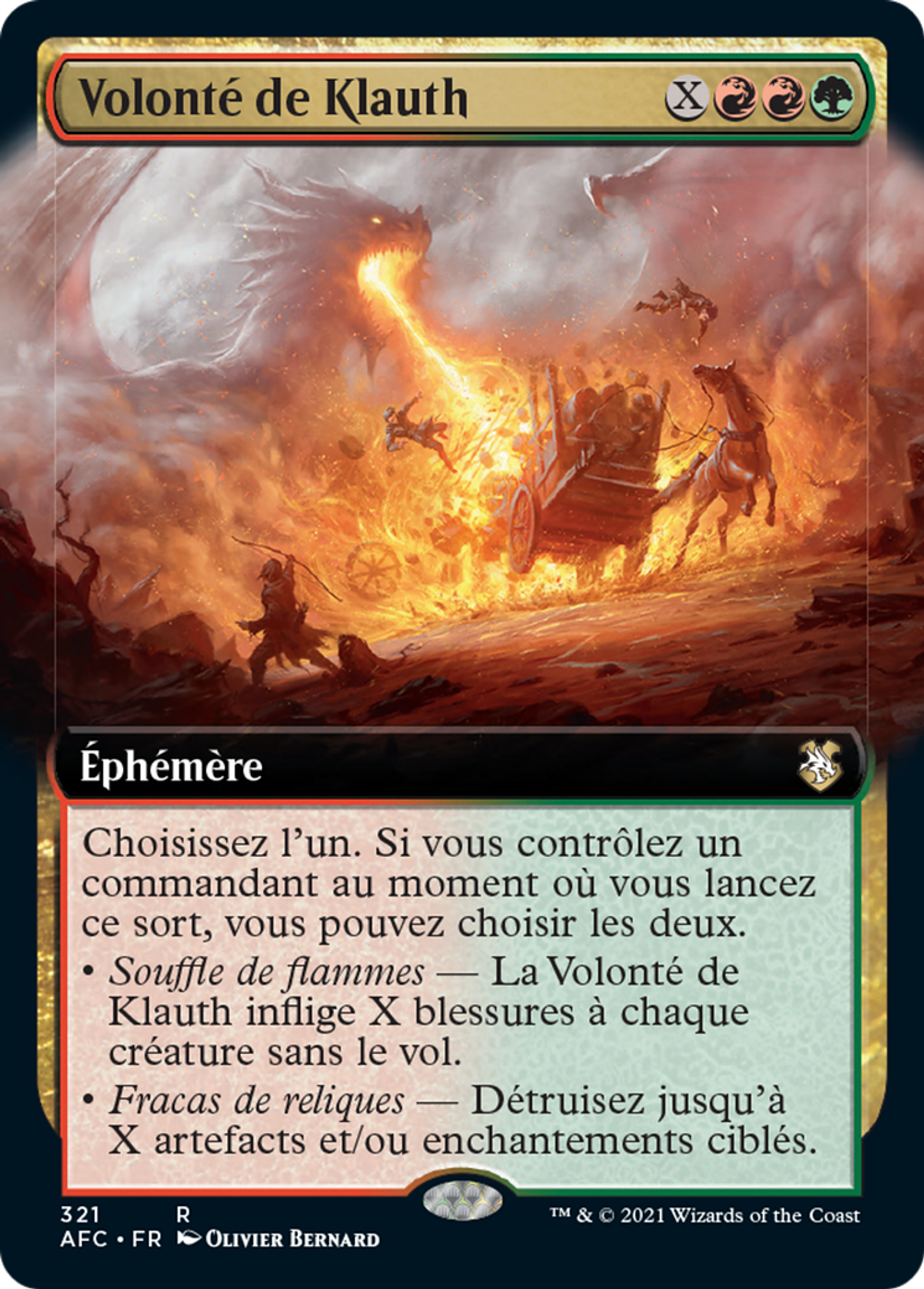 Volonté de Klauth — Forgotten Realms Commander — Magic: The Gathering