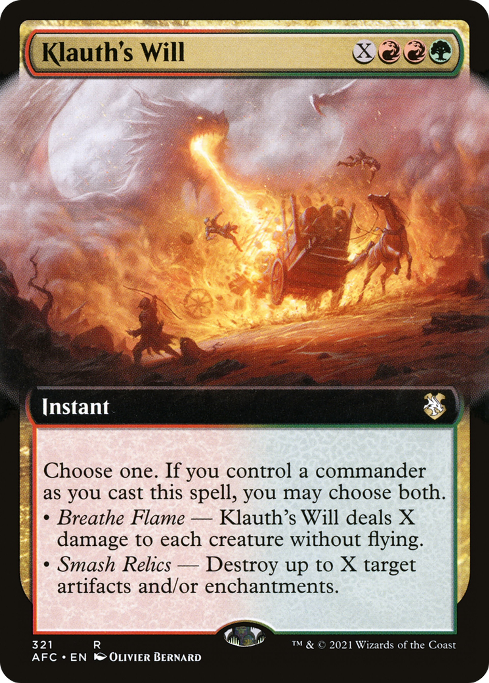 Klauth's Will — Forgotten Realms Commander — Magic: The Gathering