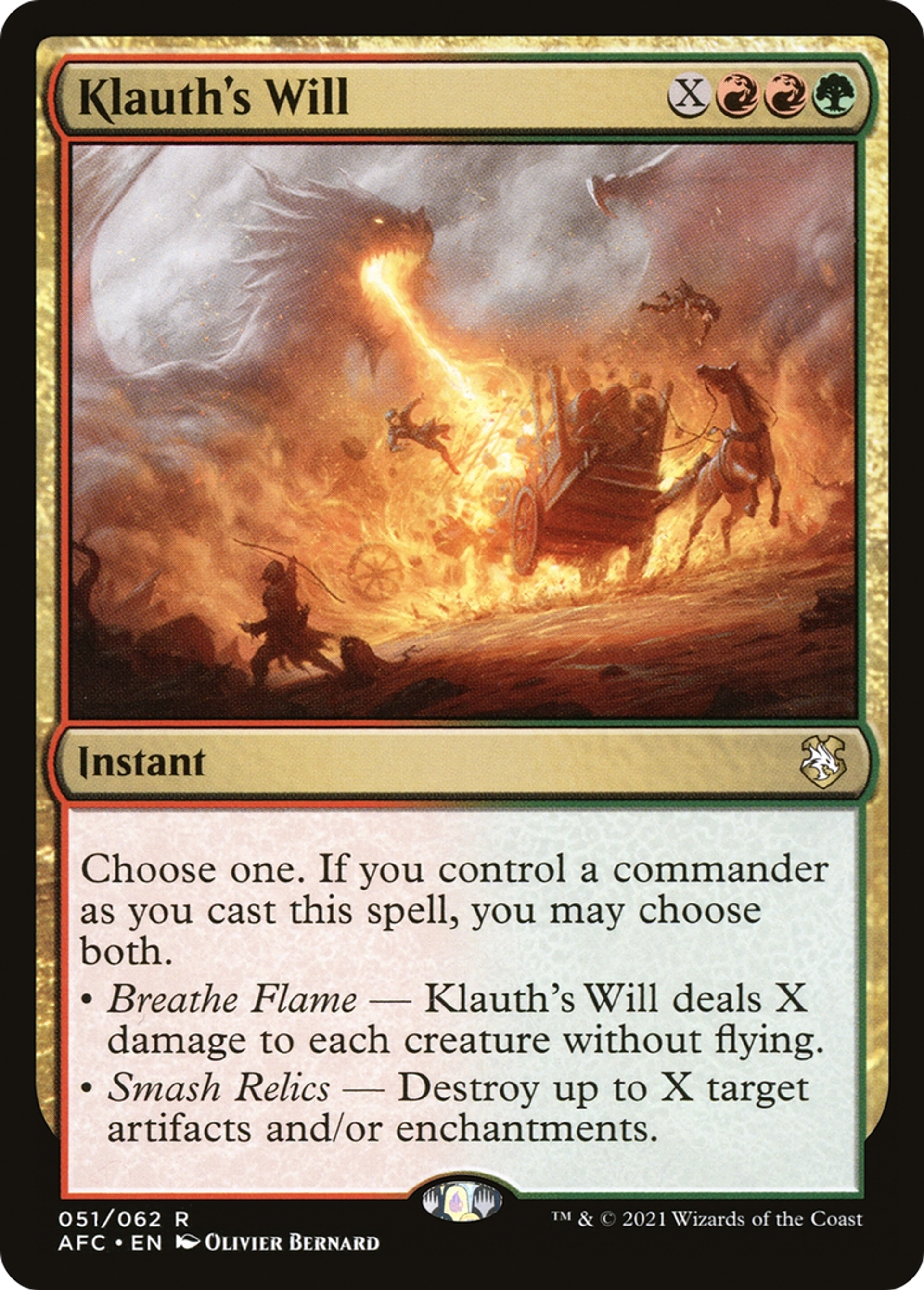 Klauth's Will — Forgotten Realms Commander — Magic: The Gathering