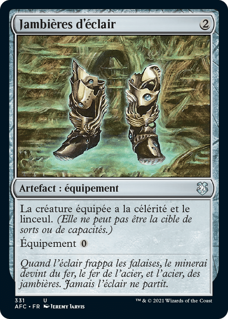 Jambières d'éclair — Forgotten Realms Commander — Magic: The Gathering