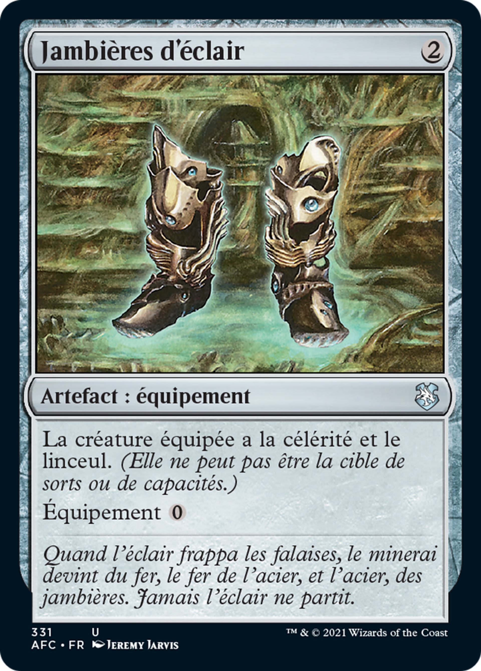 Jambières d'éclair — Forgotten Realms Commander — Magic: The Gathering