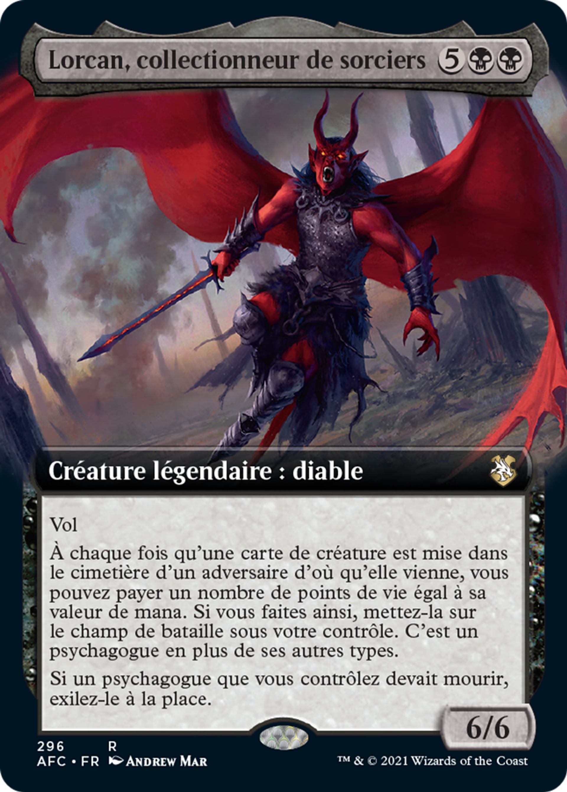 Lorcan, collectionneur de sorciers — Forgotten Realms Commander — Magic: The Gathering