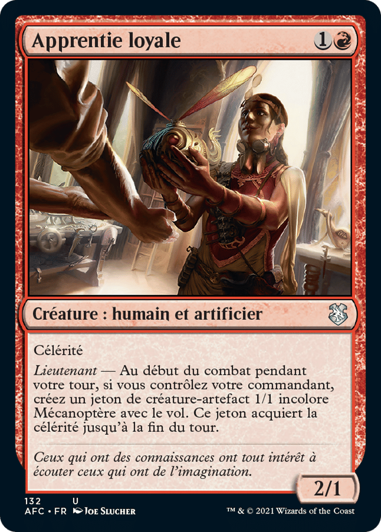 Apprentie loyale — Forgotten Realms Commander — Magic: The Gathering