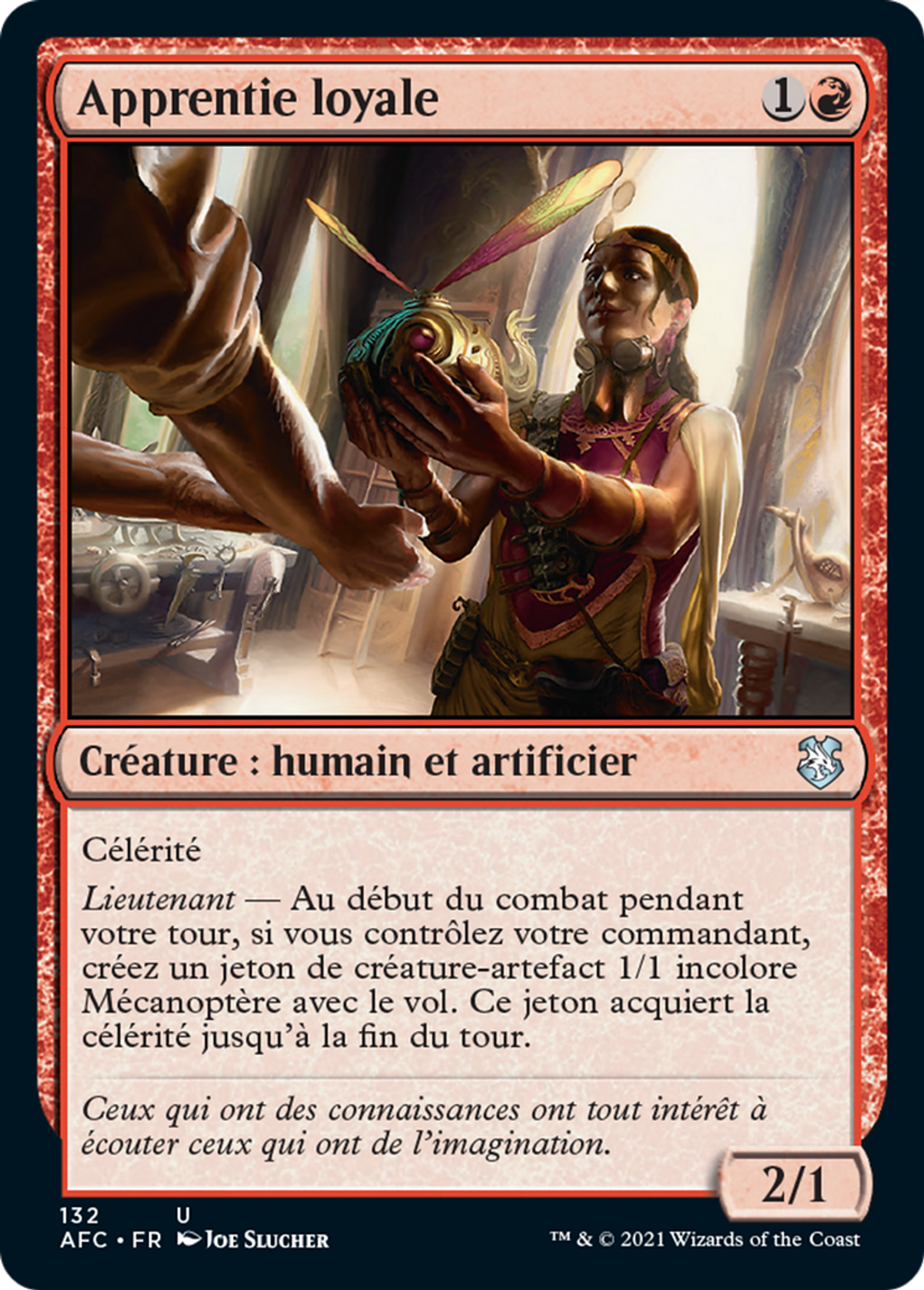 Apprentie loyale — Forgotten Realms Commander — Magic: The Gathering