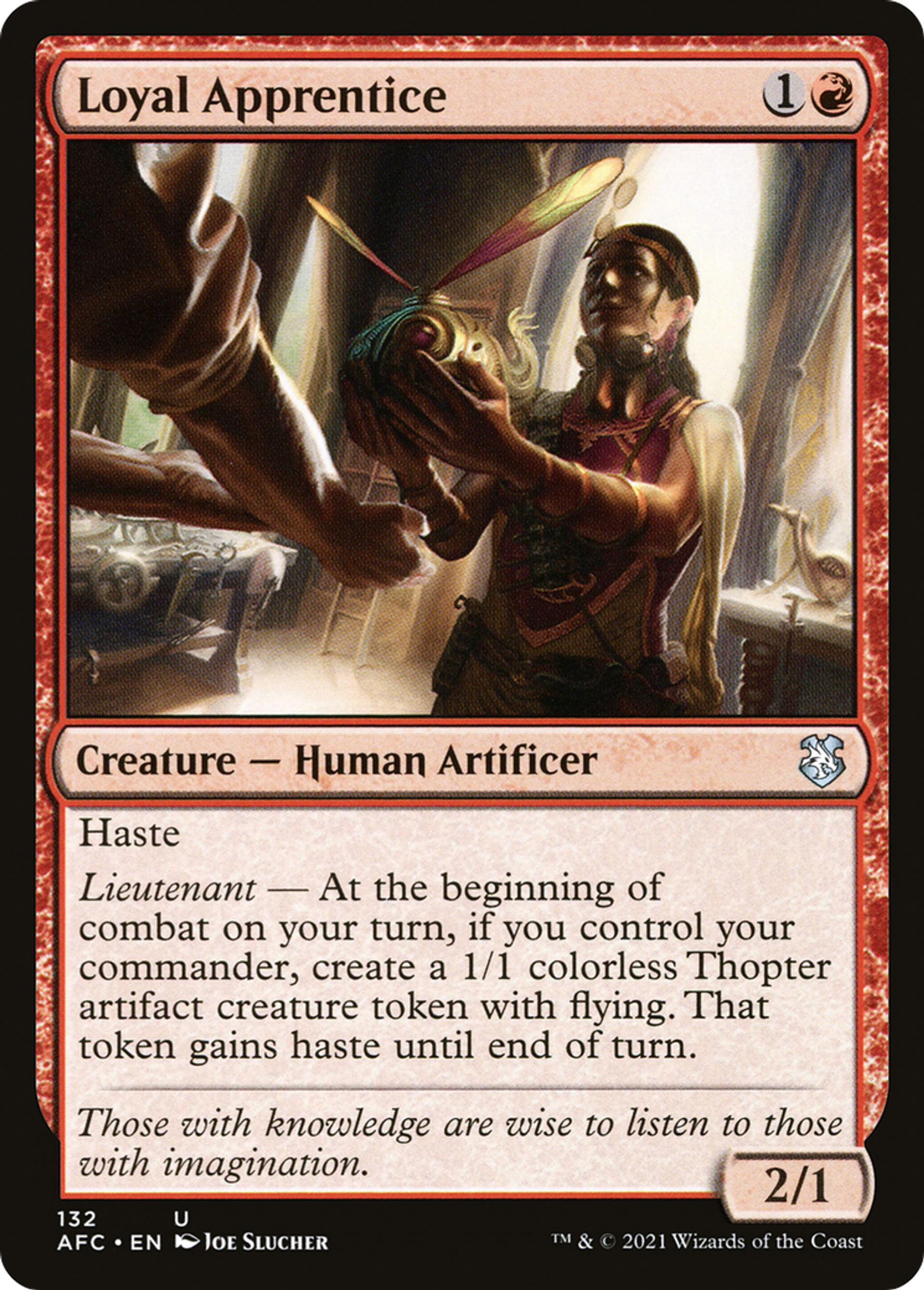 Loyal Apprentice — Forgotten Realms Commander — Magic: The Gathering
