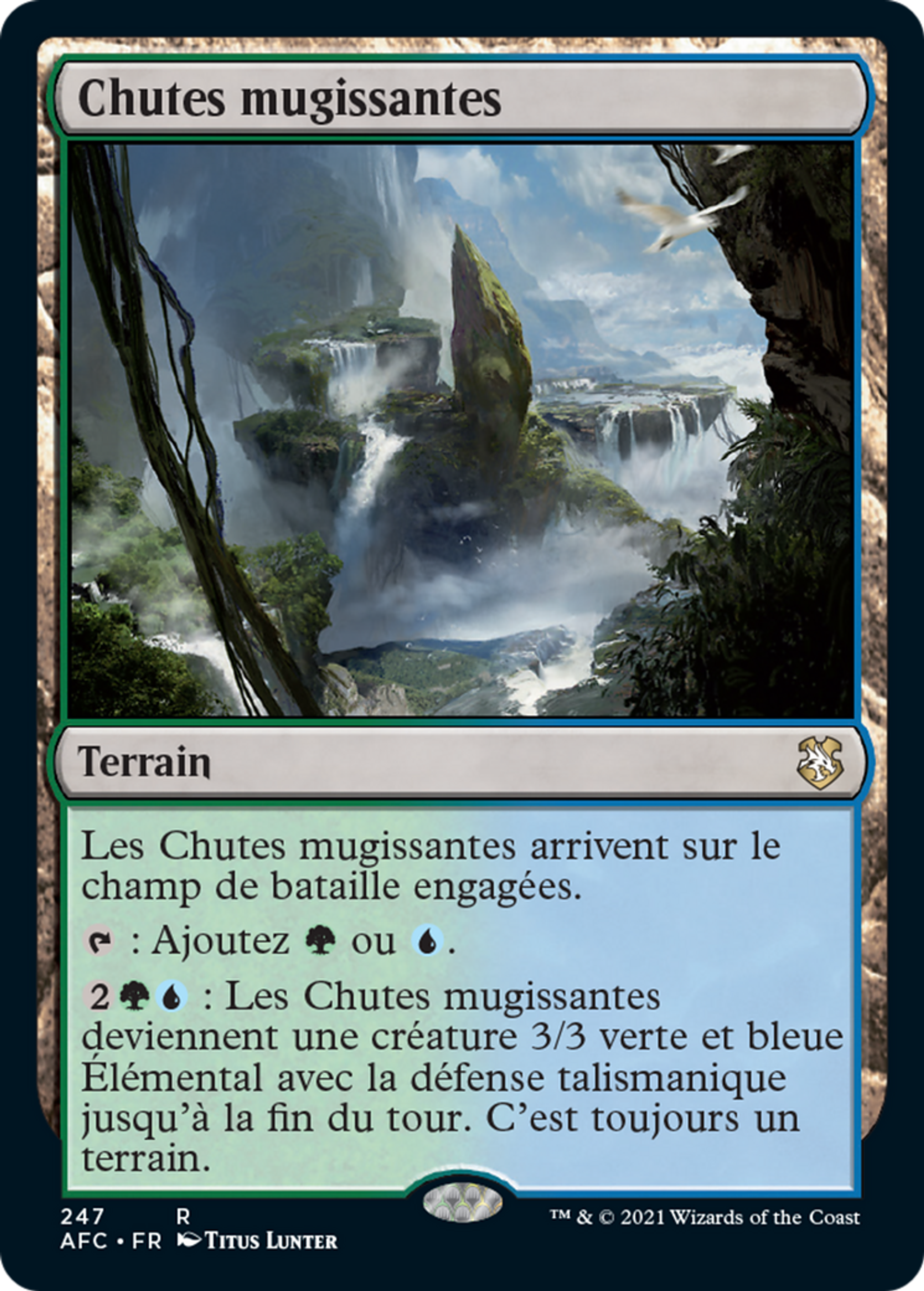 Chutes mugissantes — Forgotten Realms Commander — Magic: The Gathering