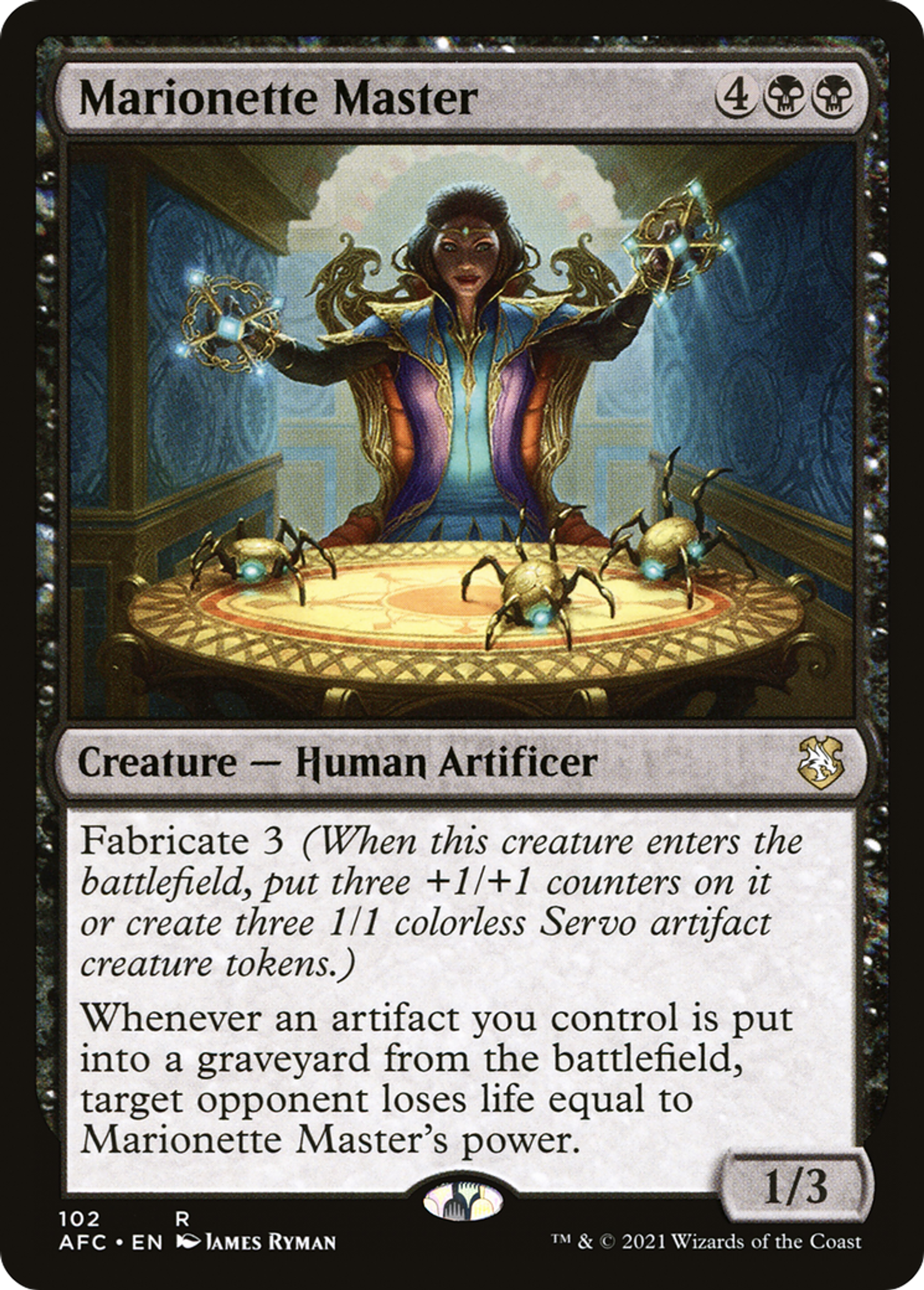 Maîtresse des marionnettes — Forgotten Realms Commander — Magic: The Gathering