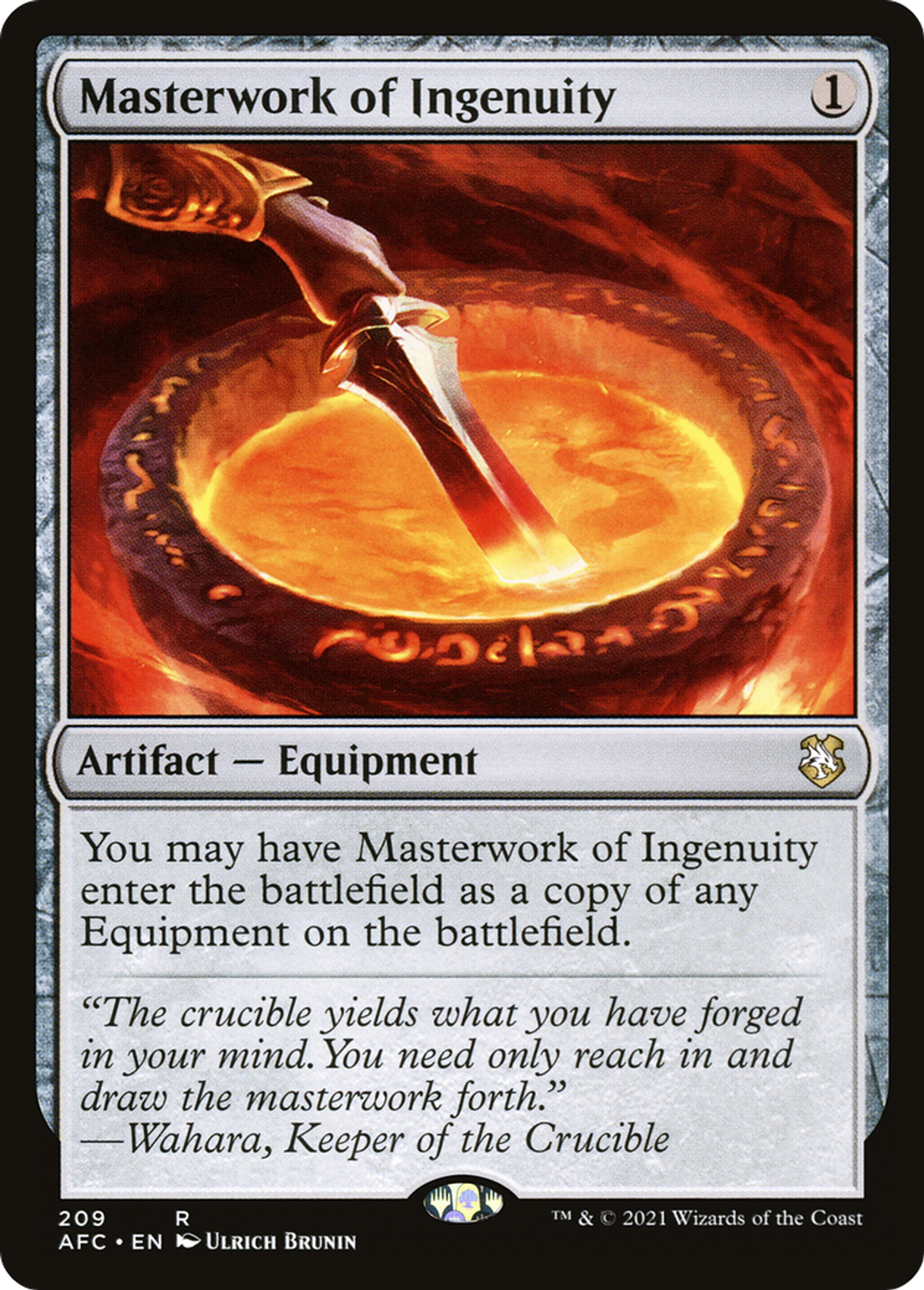 Chef-d'œuvre d'ingéniosité — Forgotten Realms Commander — Magic: The Gathering