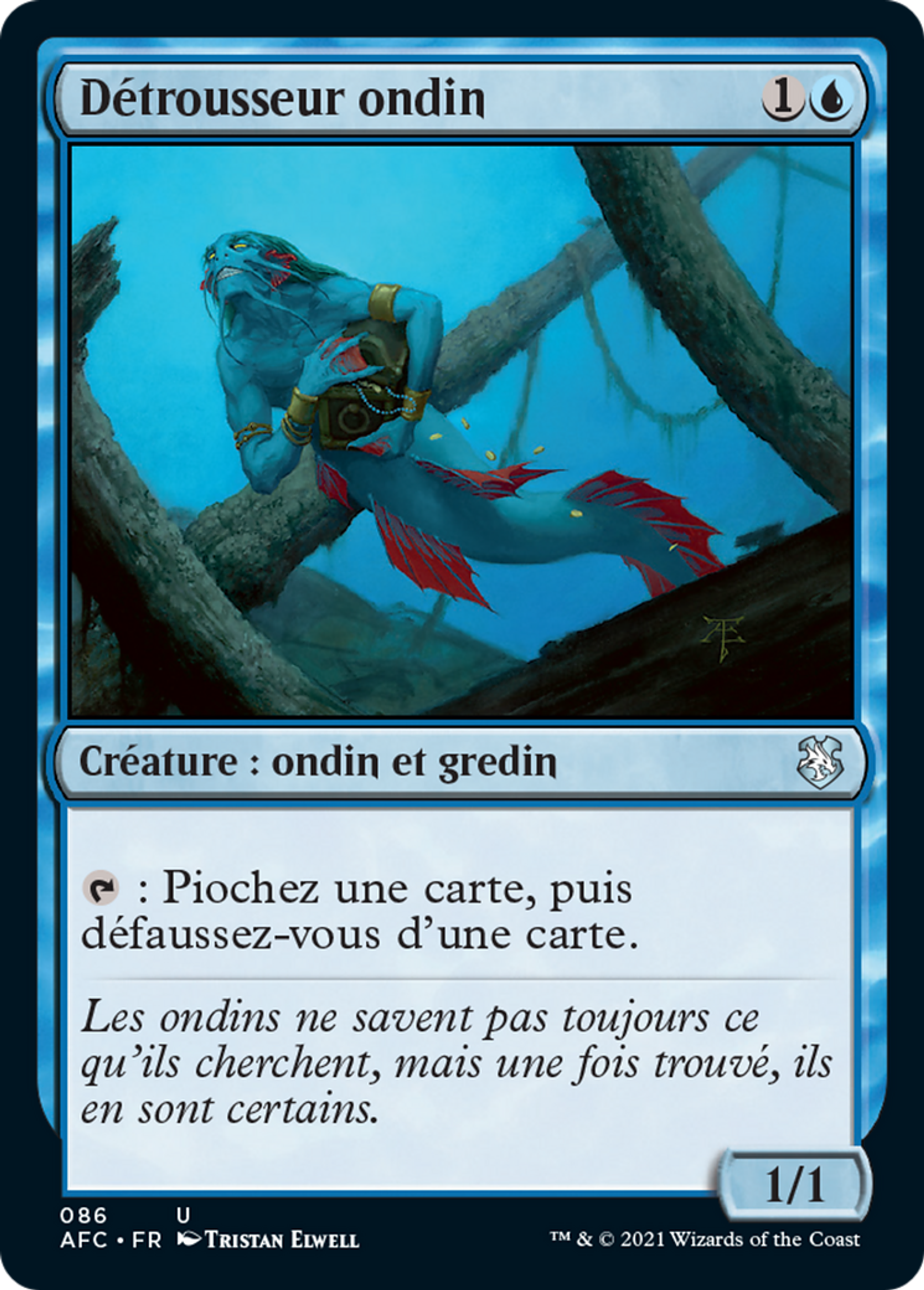 Détrousseur ondin — Forgotten Realms Commander — Magic: The Gathering