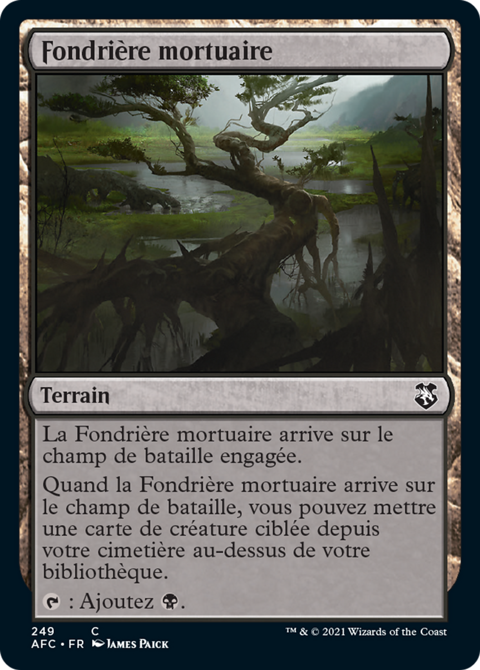 Fondrière mortuaire — Forgotten Realms Commander — Magic: The Gathering