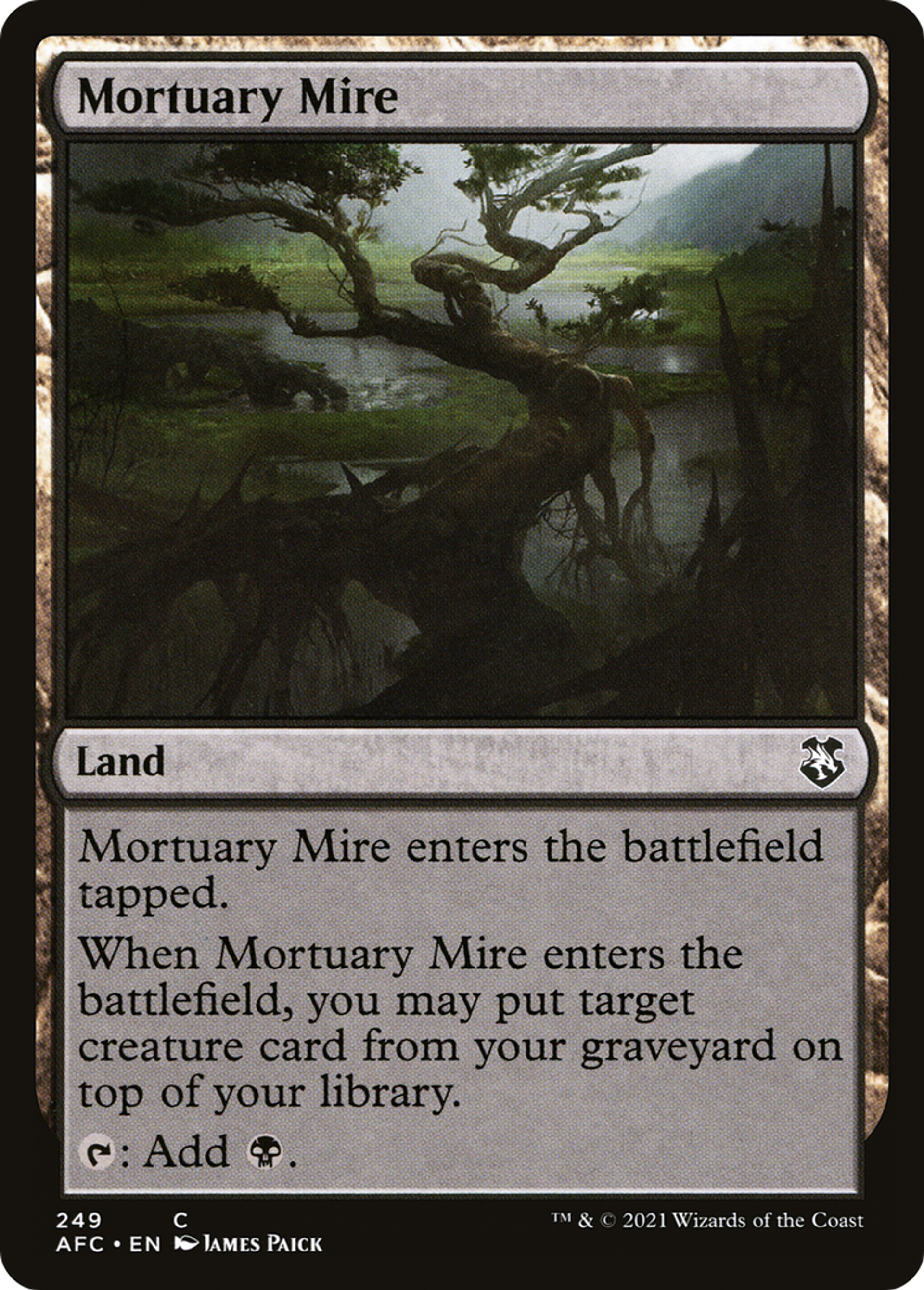 Fondrière mortuaire — Forgotten Realms Commander — Magic: The Gathering