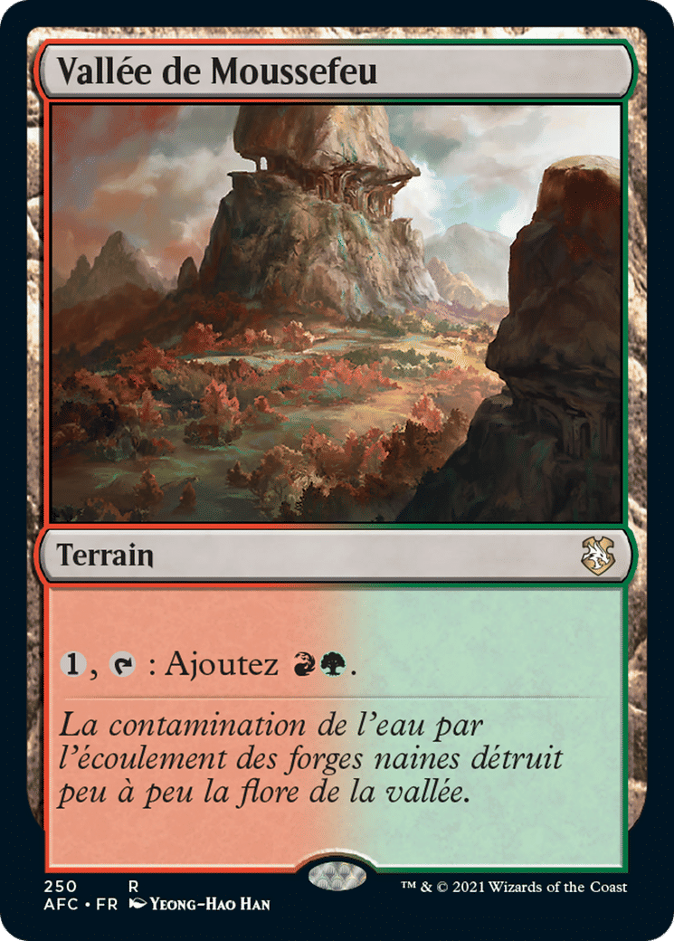Vallée de Moussefeu — Forgotten Realms Commander — Magic: The Gathering