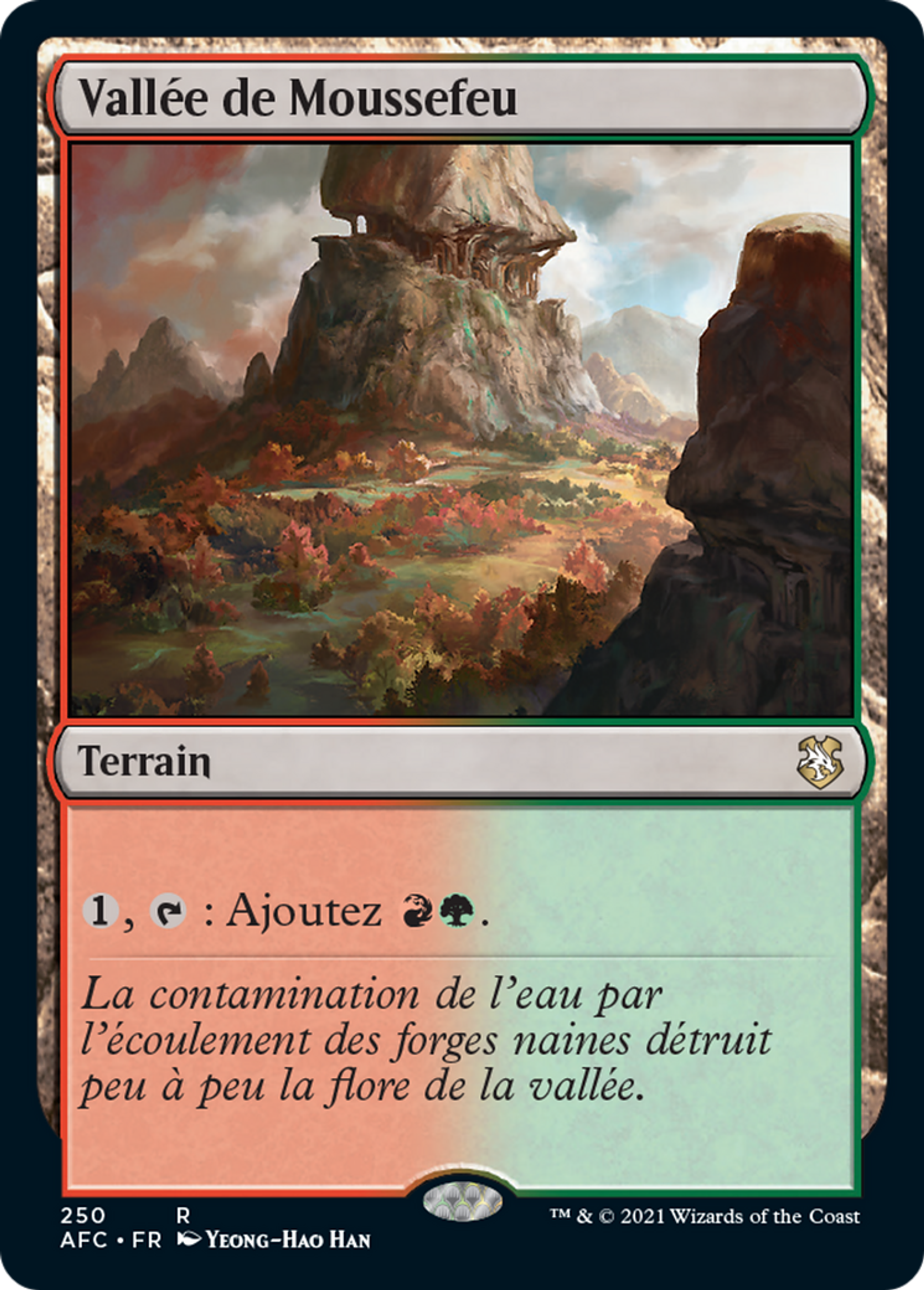 Vallée de Moussefeu — Forgotten Realms Commander — Magic: The Gathering