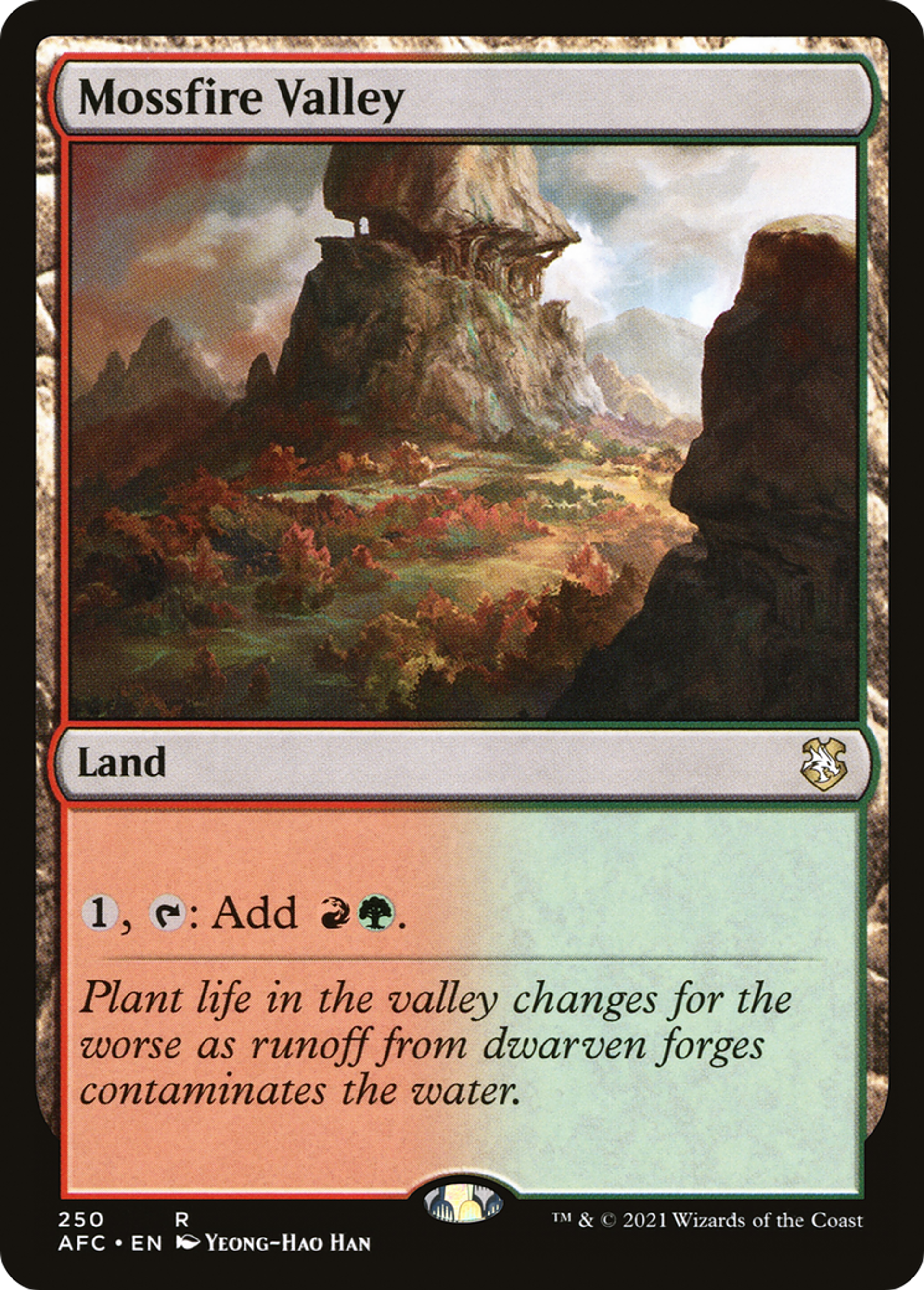 Vallée de Moussefeu — Forgotten Realms Commander — Magic: The Gathering