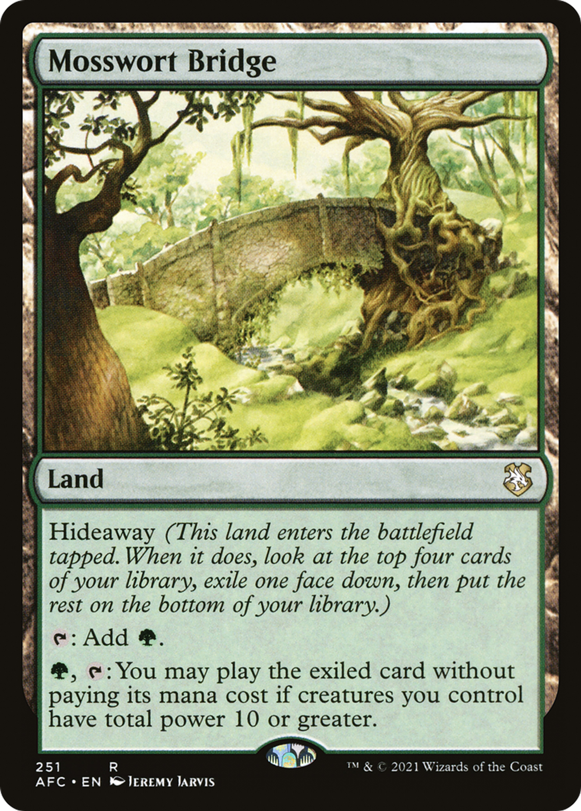 Pont de fangemousse — Forgotten Realms Commander — Magic: The Gathering