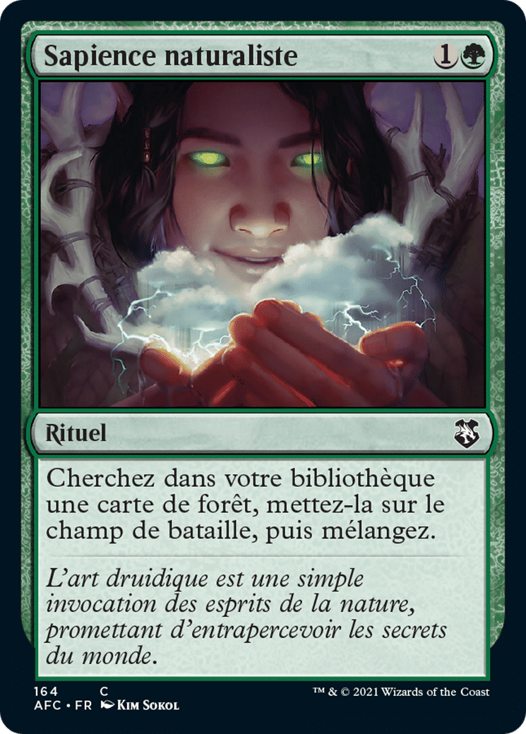 Sapience naturaliste — Forgotten Realms Commander — Magic: The Gathering