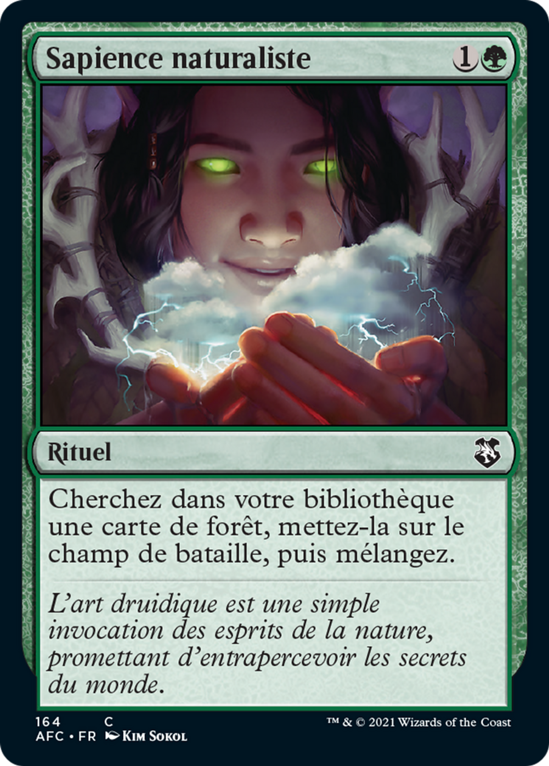 Sapience naturaliste — Forgotten Realms Commander — Magic: The Gathering