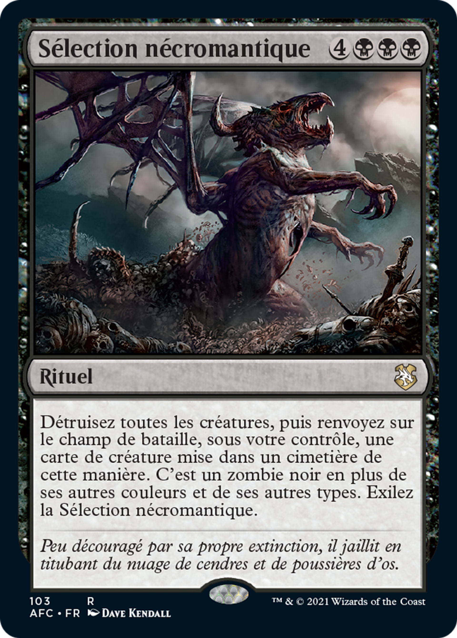 Sélection nécromantique — Forgotten Realms Commander — Magic: The Gathering