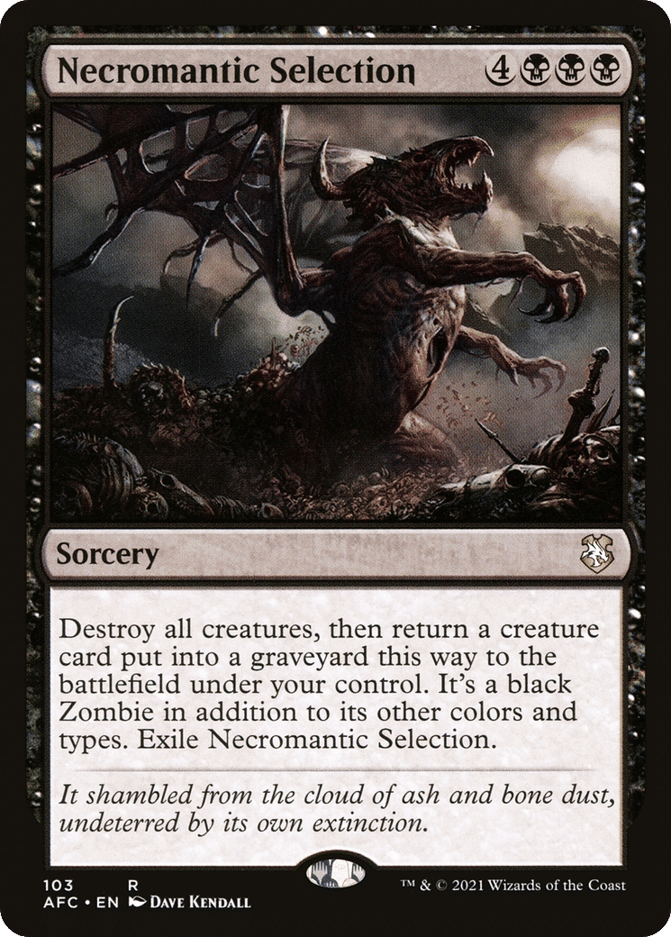 Necromantic Selection — Forgotten Realms Commander — Magic: The Gathering