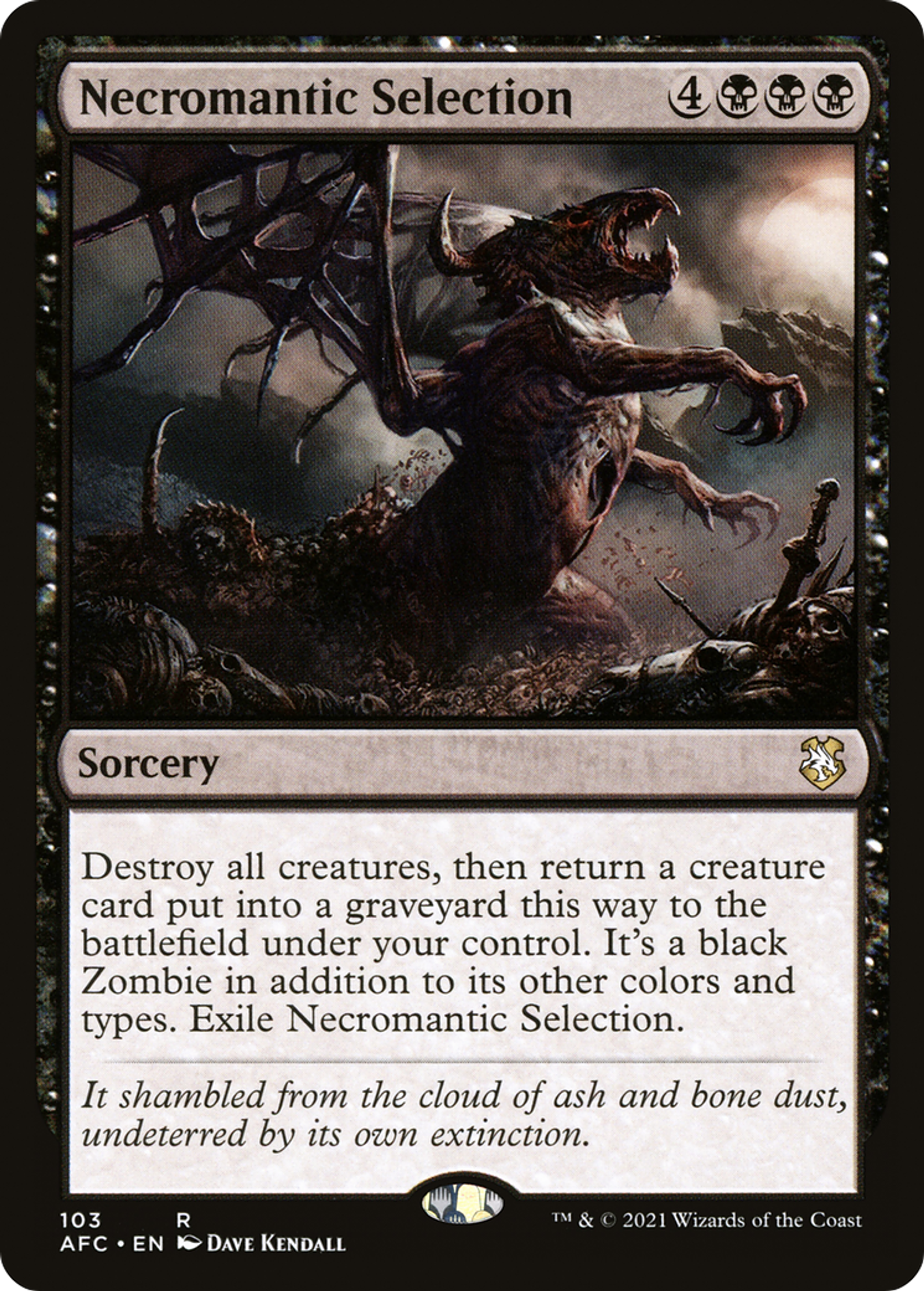 Necromantic Selection — Forgotten Realms Commander — Magic: The Gathering