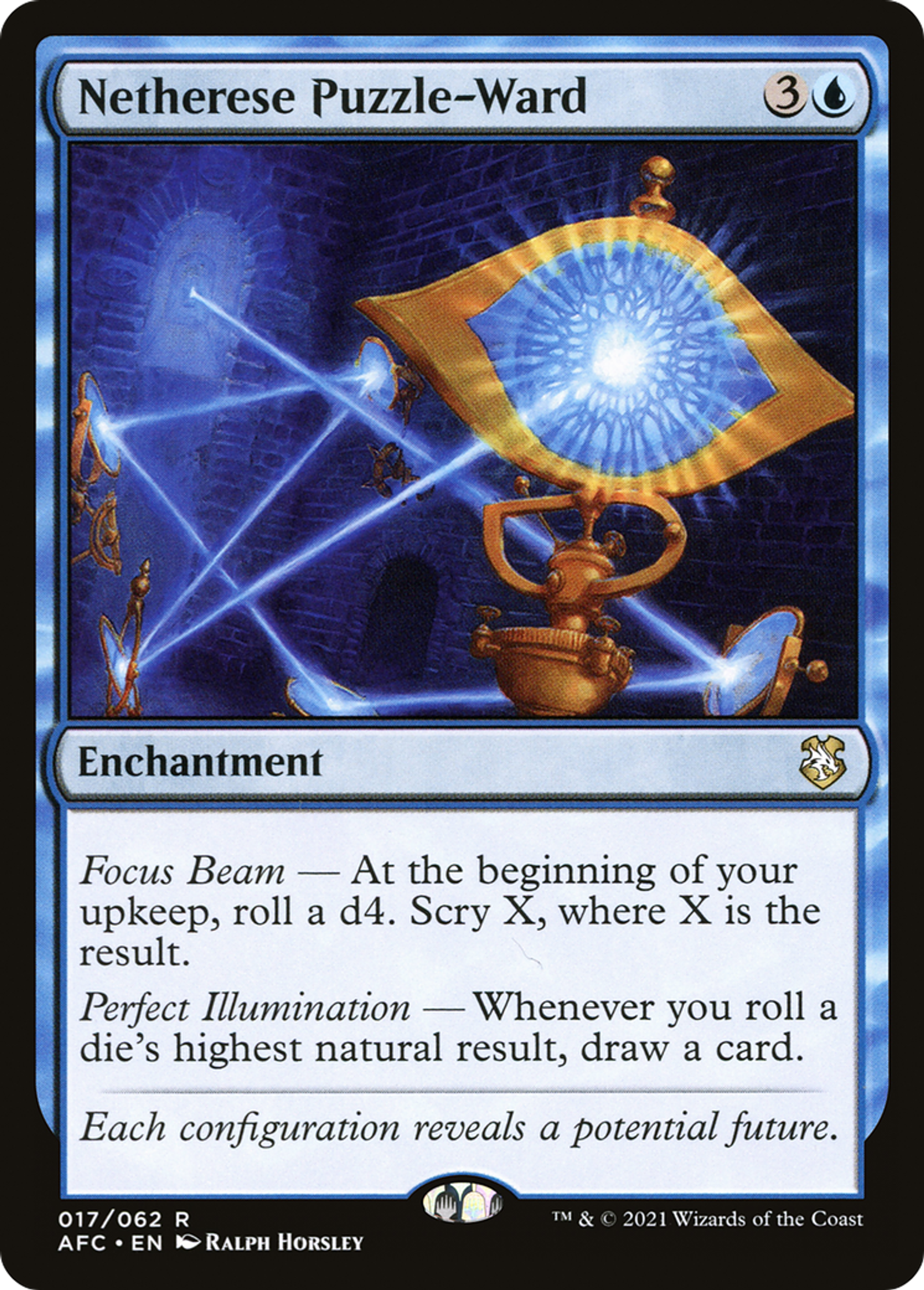 Netherese Puzzle-Ward — Forgotten Realms Commander — Magic: The Gathering