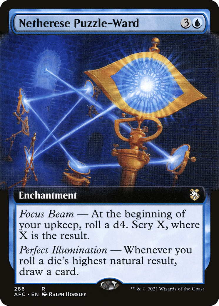 Netherese Puzzle-Ward — Forgotten Realms Commander — Magic: The Gathering