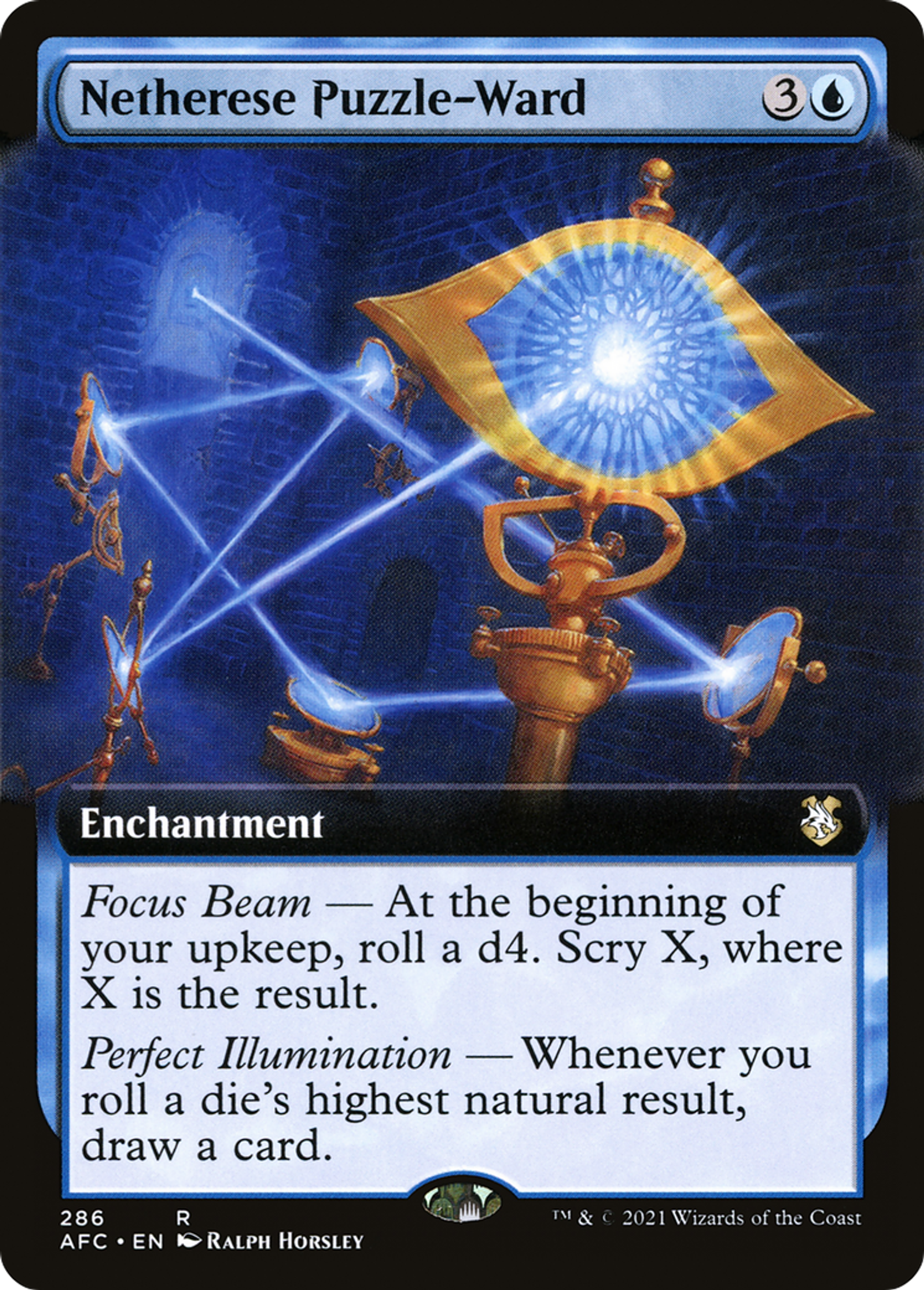Netherese Puzzle-Ward — Forgotten Realms Commander — Magic: The Gathering