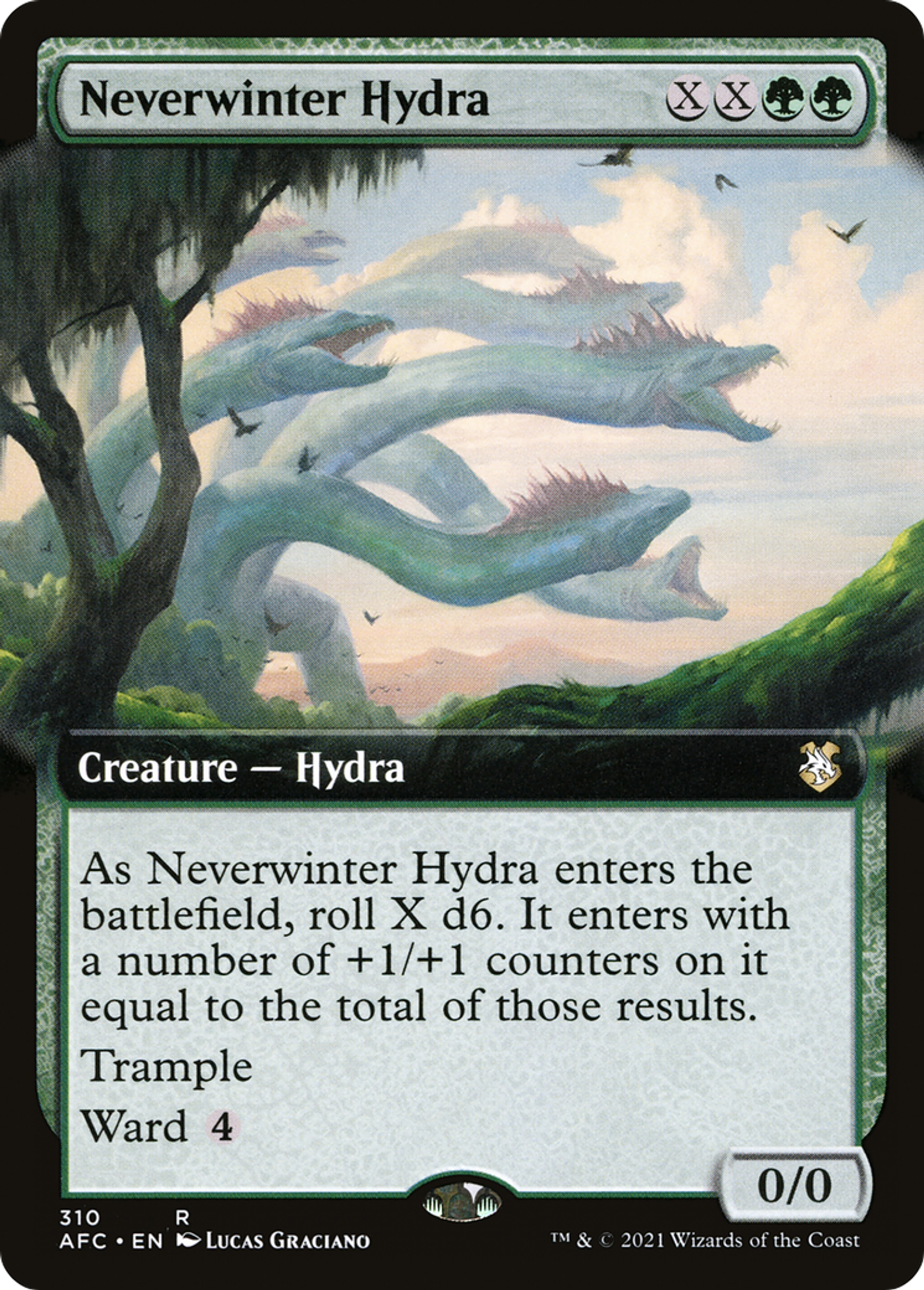 Neverwinter Hydra — Forgotten Realms Commander — Magic: The Gathering