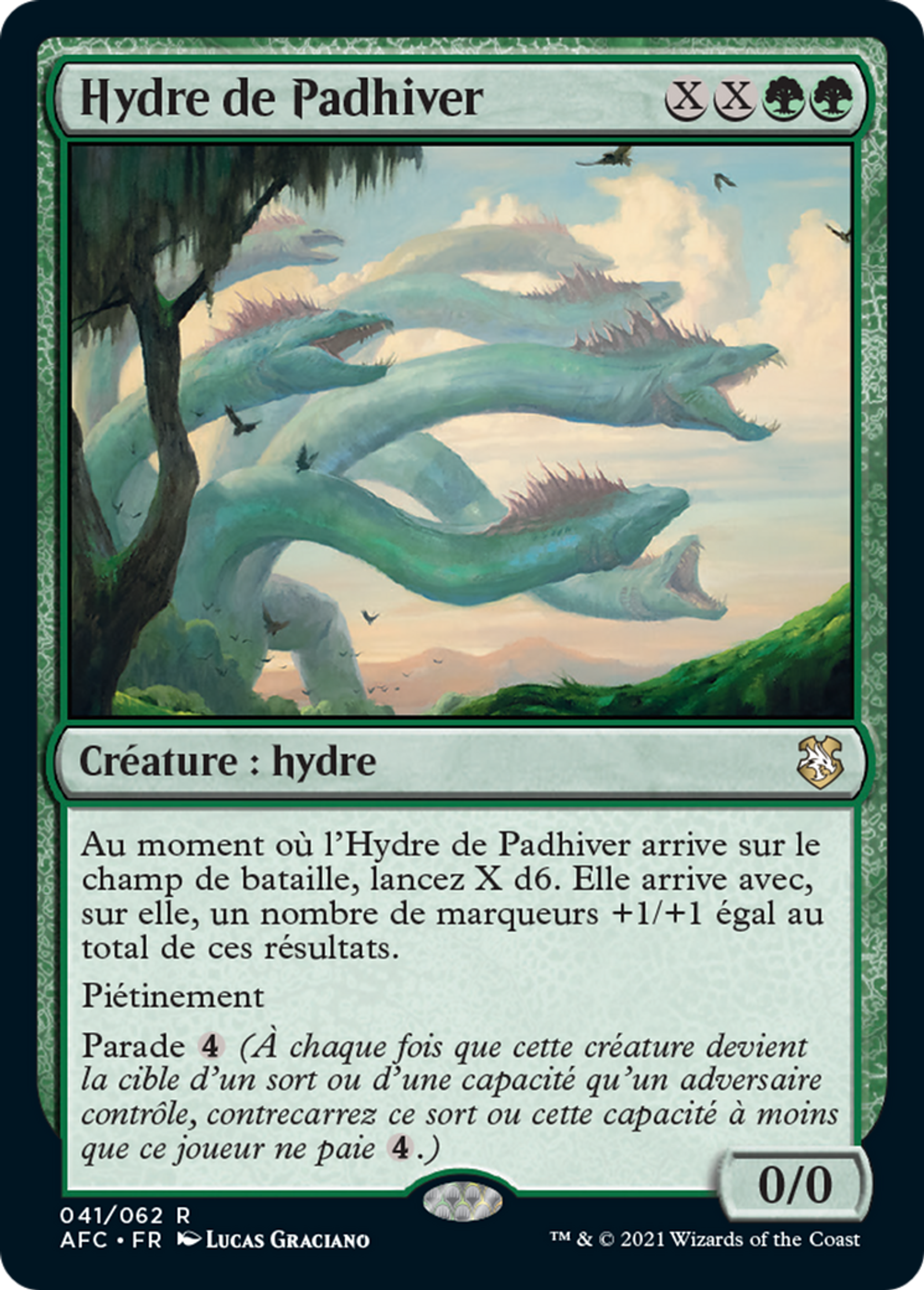 Hydre de Padhiver — Forgotten Realms Commander — Magic: The Gathering