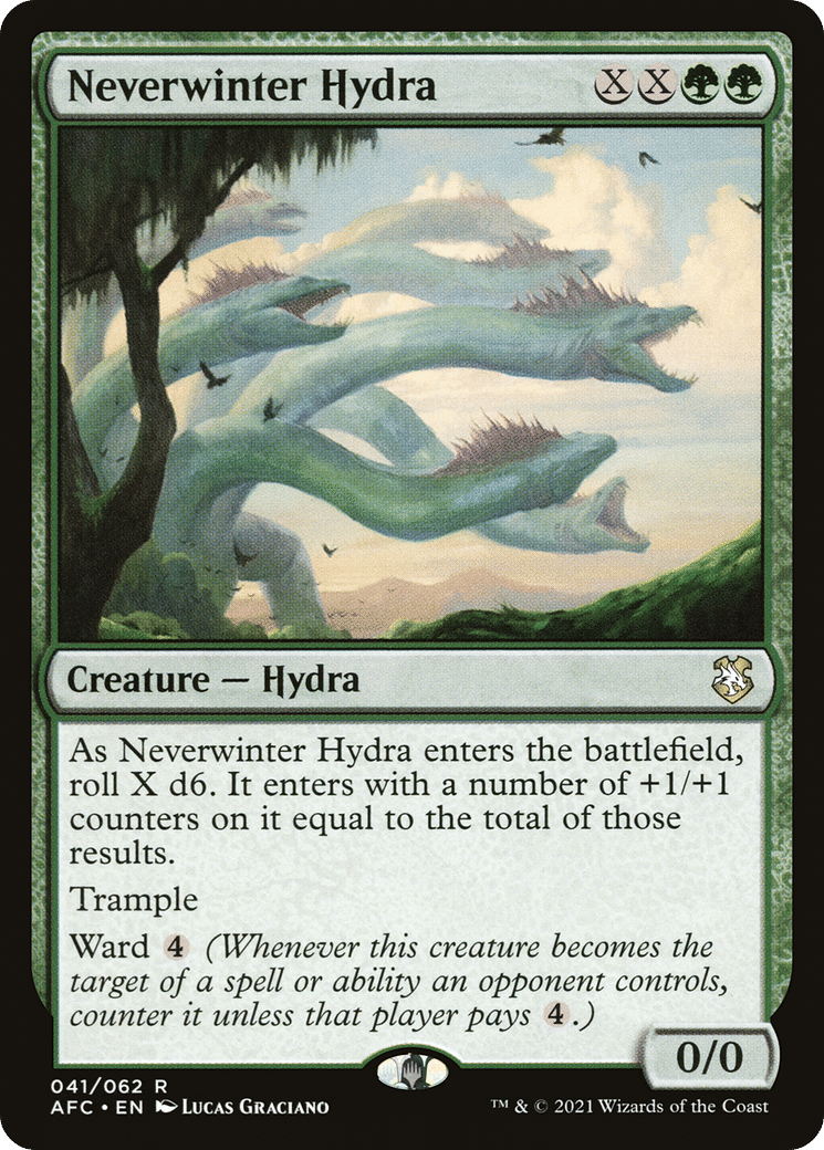 Neverwinter Hydra — Forgotten Realms Commander — Magic: The Gathering