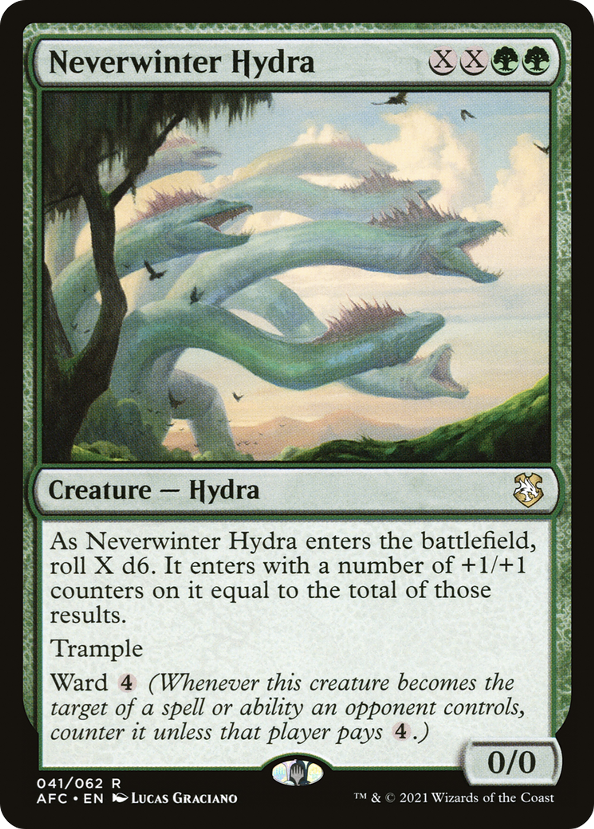 Neverwinter Hydra — Forgotten Realms Commander — Magic: The Gathering