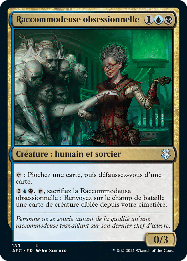 Raccommodeuse obsessionnelle — Forgotten Realms Commander — Magic: The Gathering