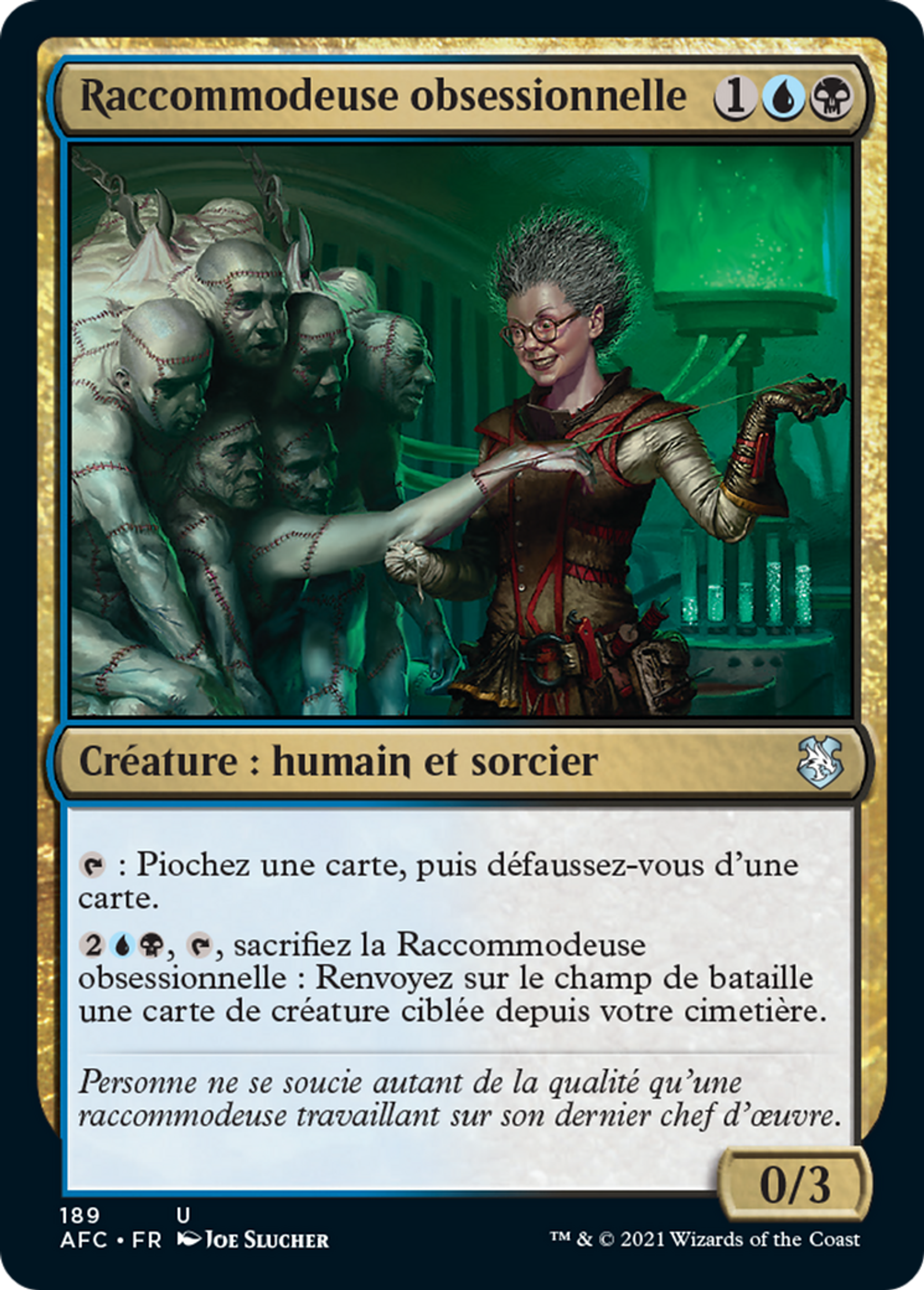 Raccommodeuse obsessionnelle — Forgotten Realms Commander — Magic: The Gathering