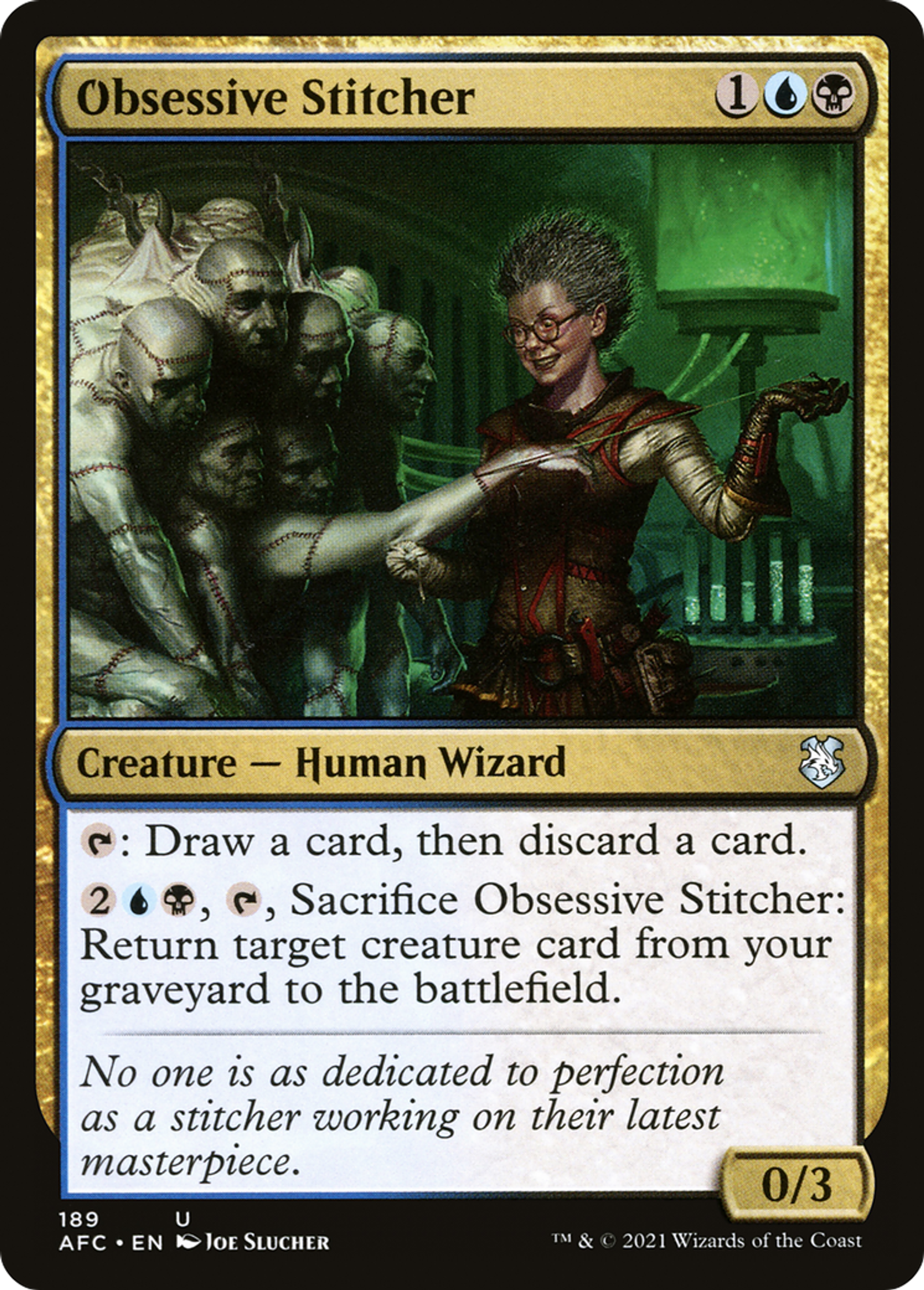 Raccommodeuse obsessionnelle — Forgotten Realms Commander — Magic: The Gathering