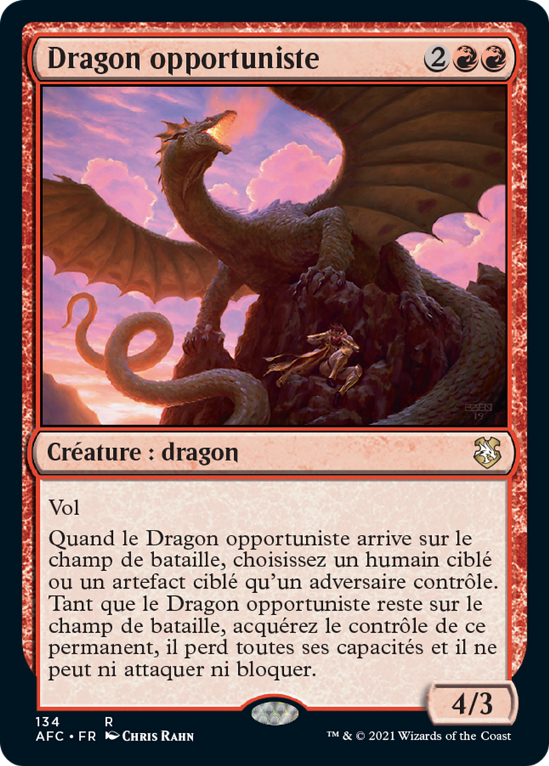 Dragon opportuniste — Forgotten Realms Commander — Magic: The Gathering