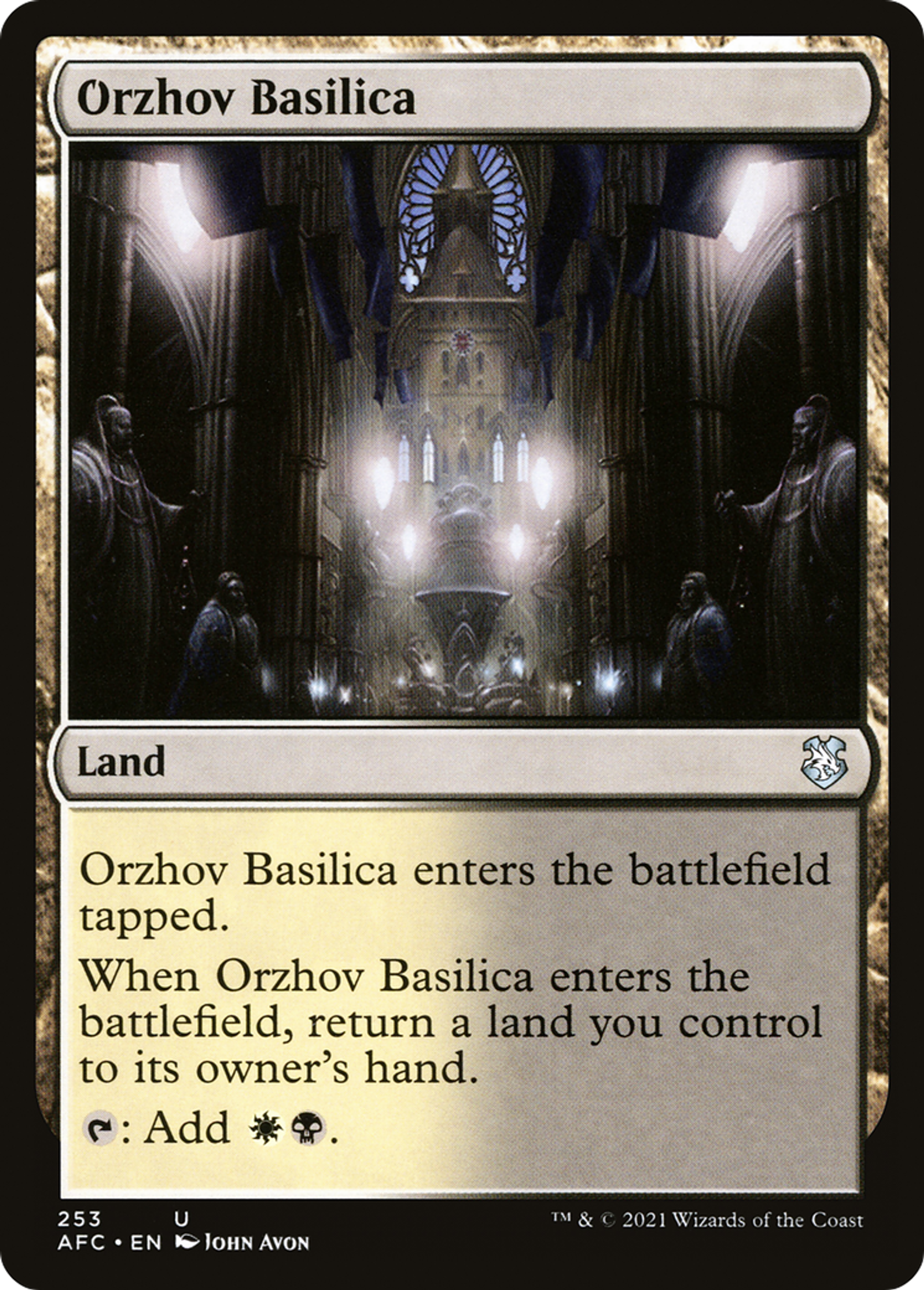 Orzhov Basilica — Forgotten Realms Commander — Magic: The Gathering