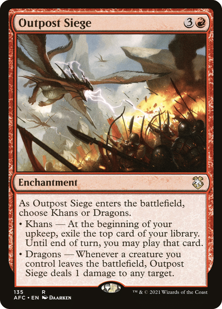 Outpost Siege — Forgotten Realms Commander — Magic: The Gathering